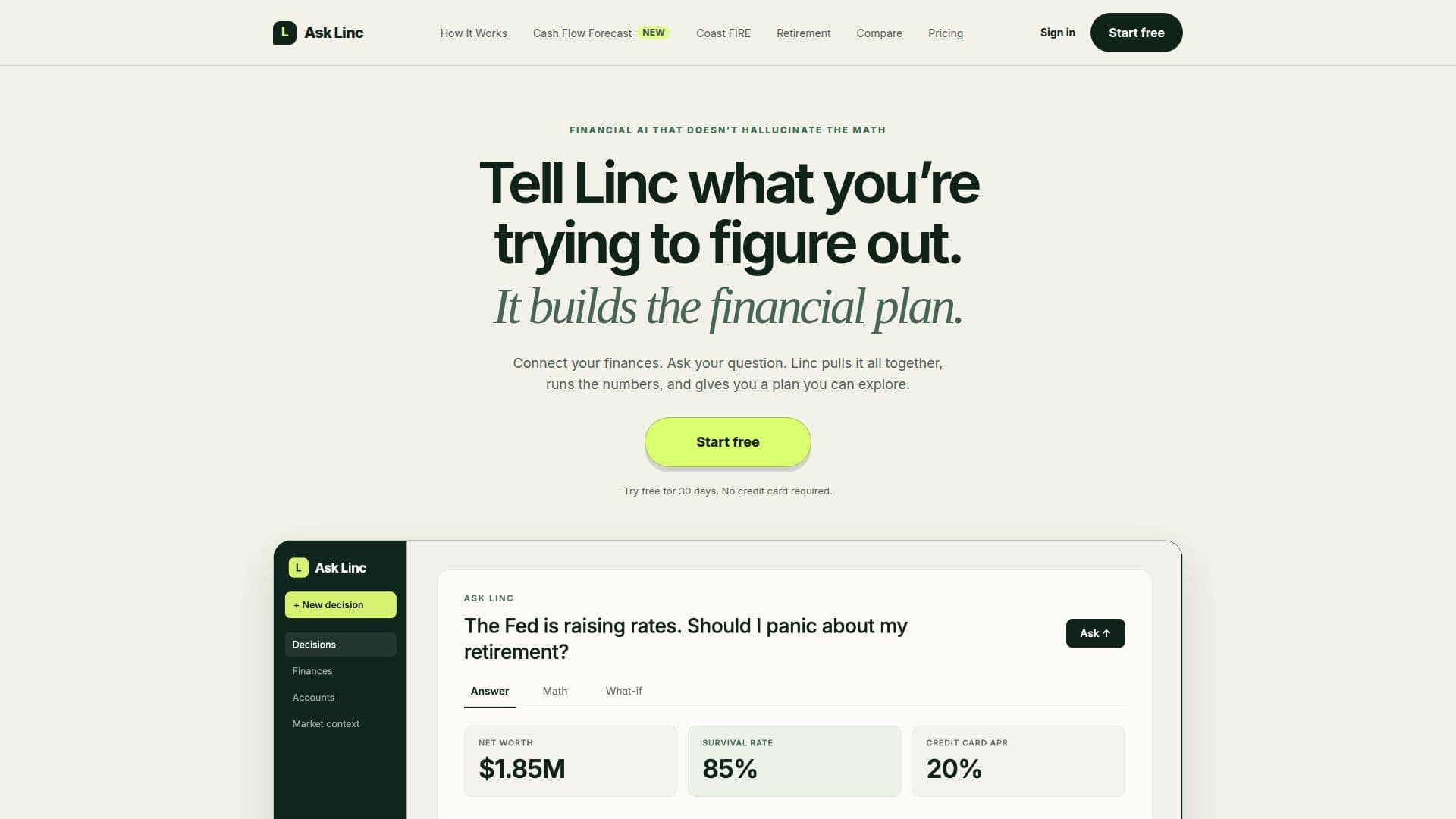 Ask Linc screenshot