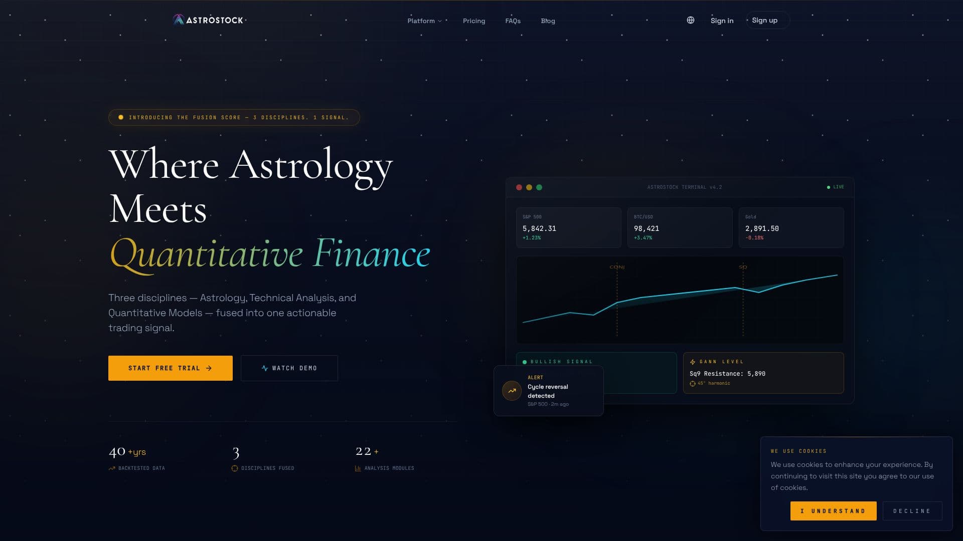Tangkapan layar AstroStock