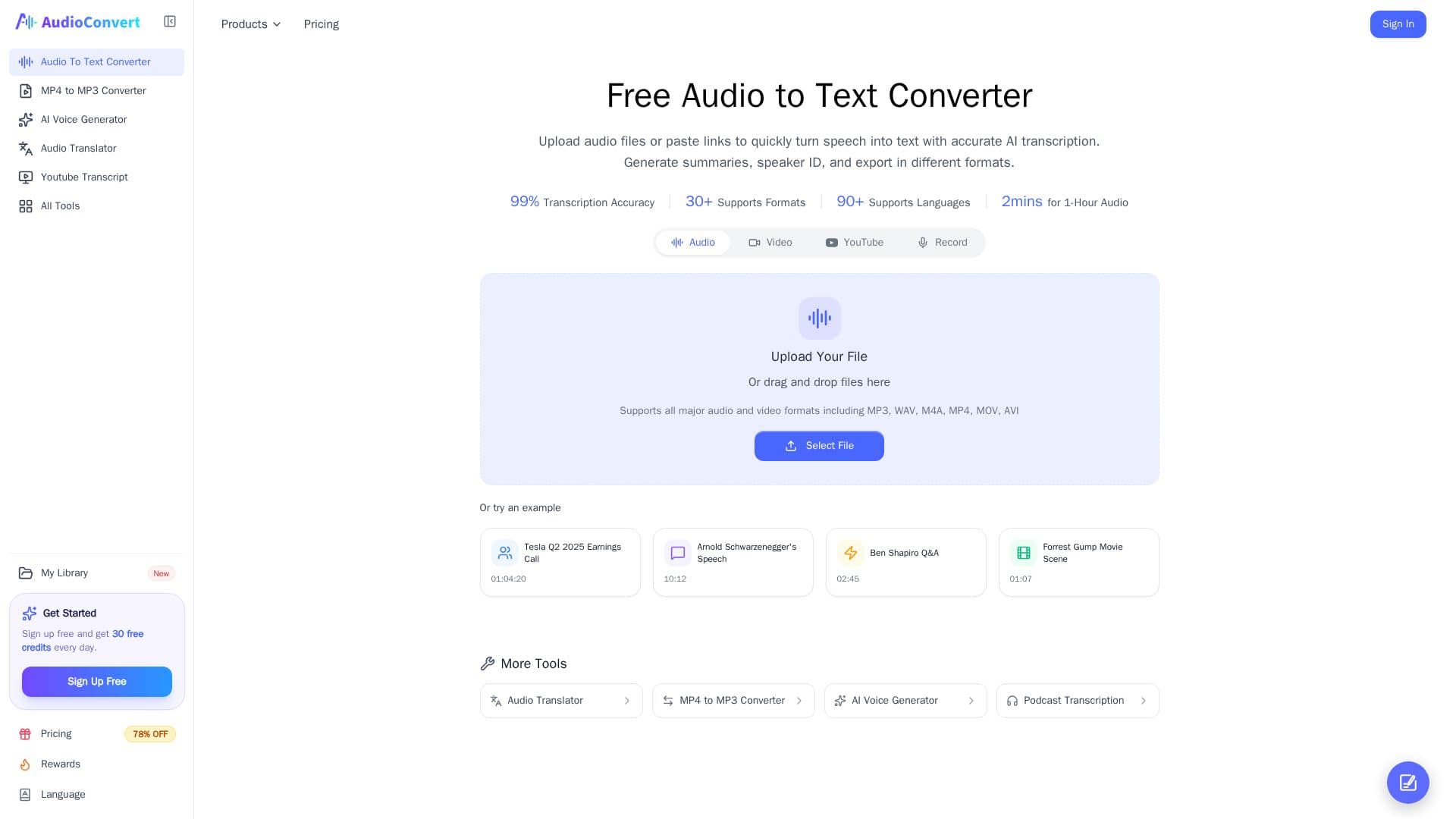 AudioConvert screenshot