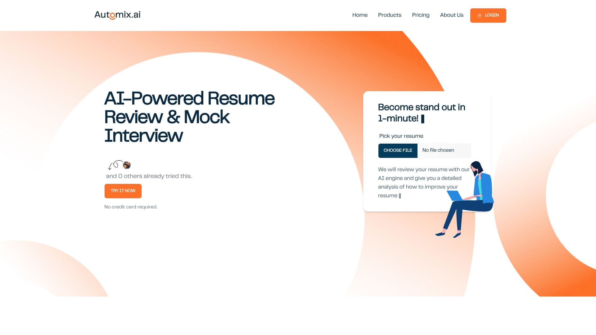 Скриншот Automix AI Resume & Interview
