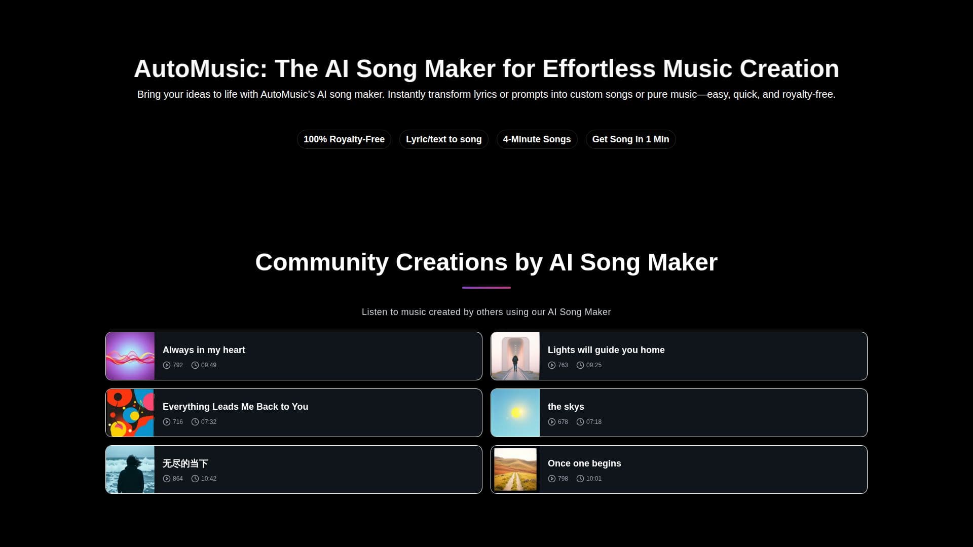 Screenshot von AutoMusic