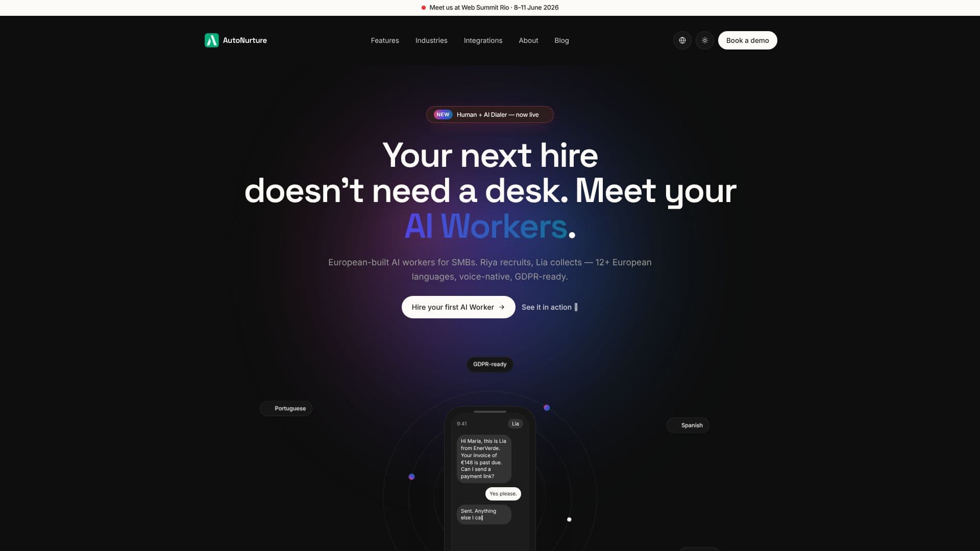 AutoNurture AI Workers screenshot