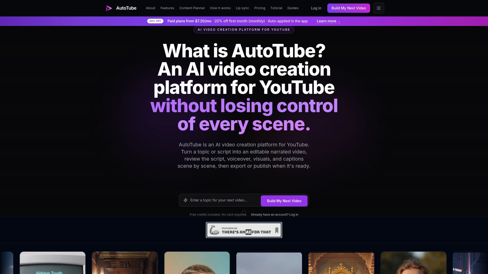 AutoTube のスクリーンショット