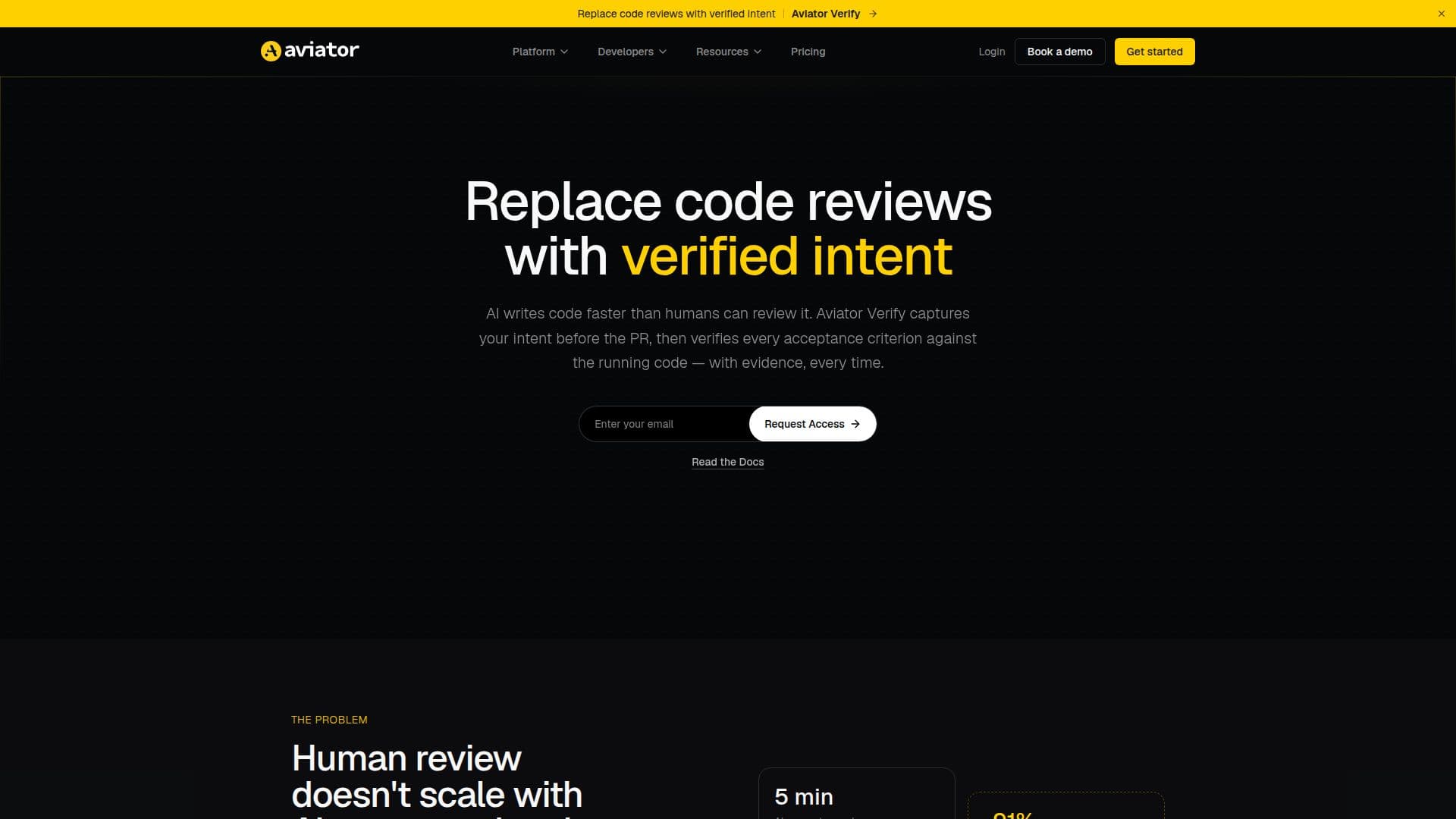 Aviator Verify screenshot