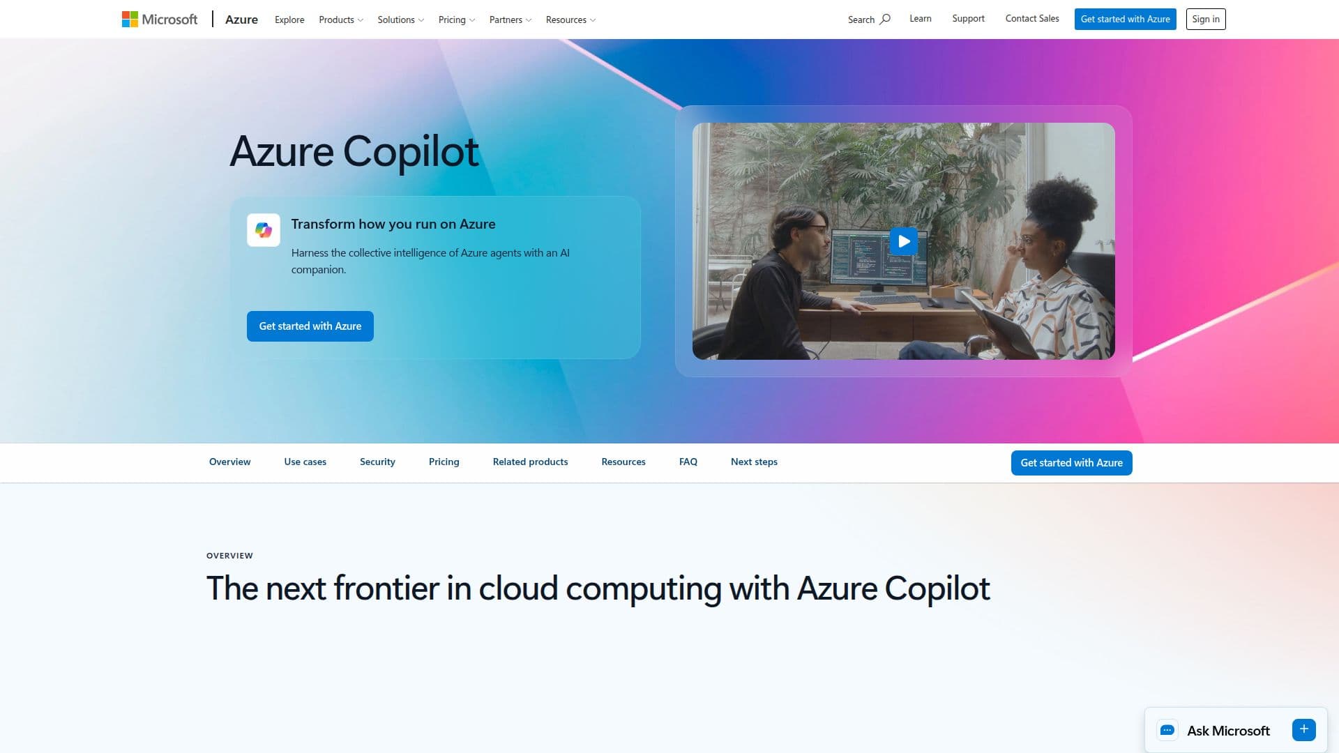 Azure Copilot screenshot