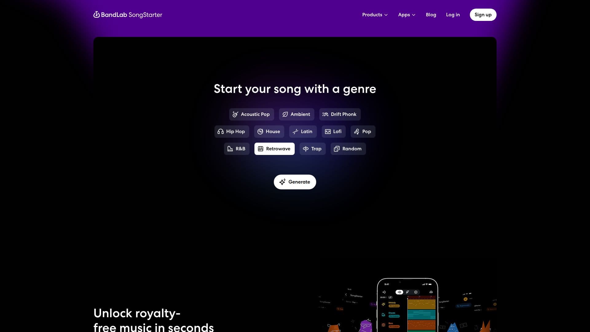 BandLab SongStarter 截图