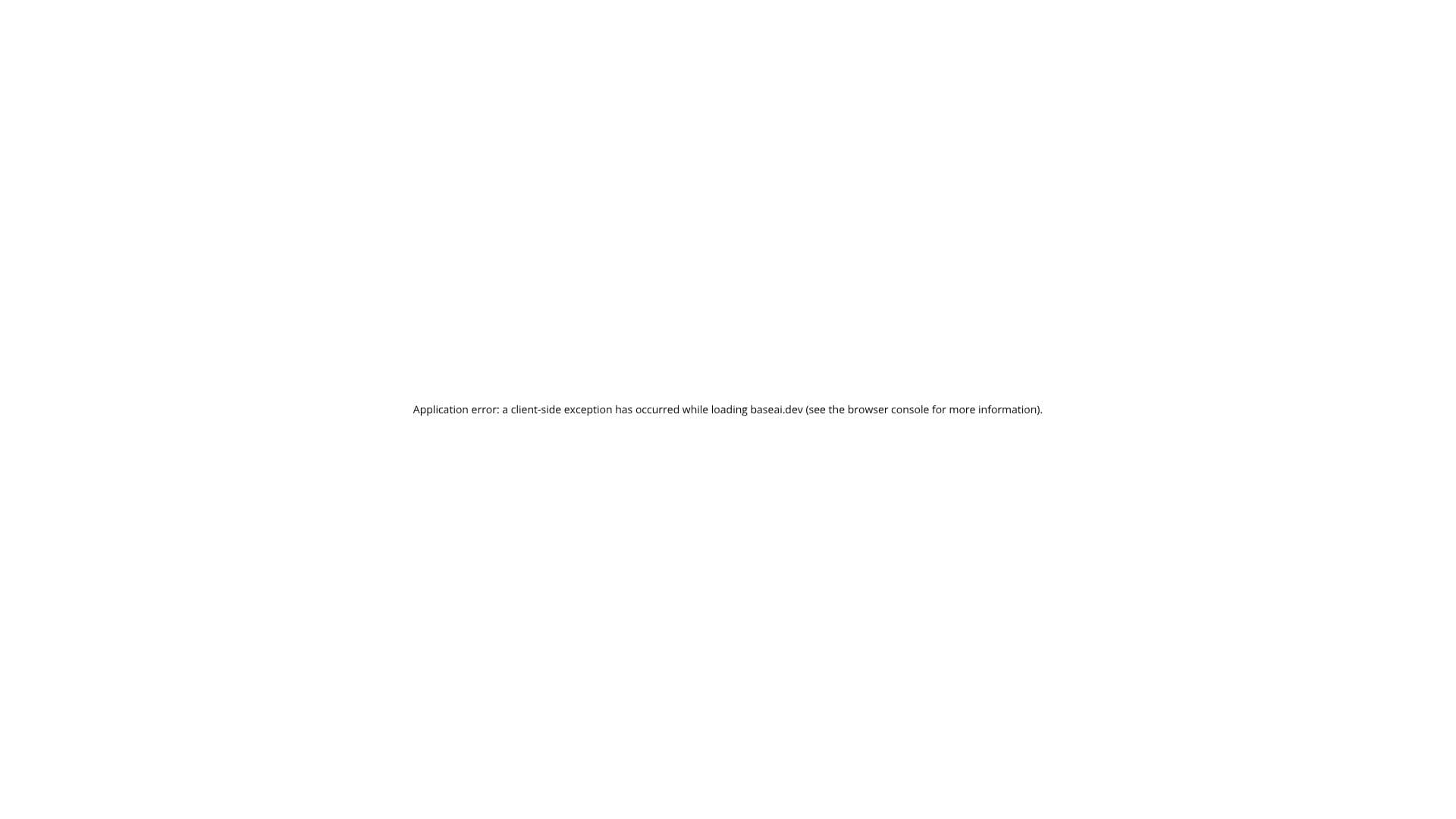 Captura de pantalla de BaseAI Web AI Framework