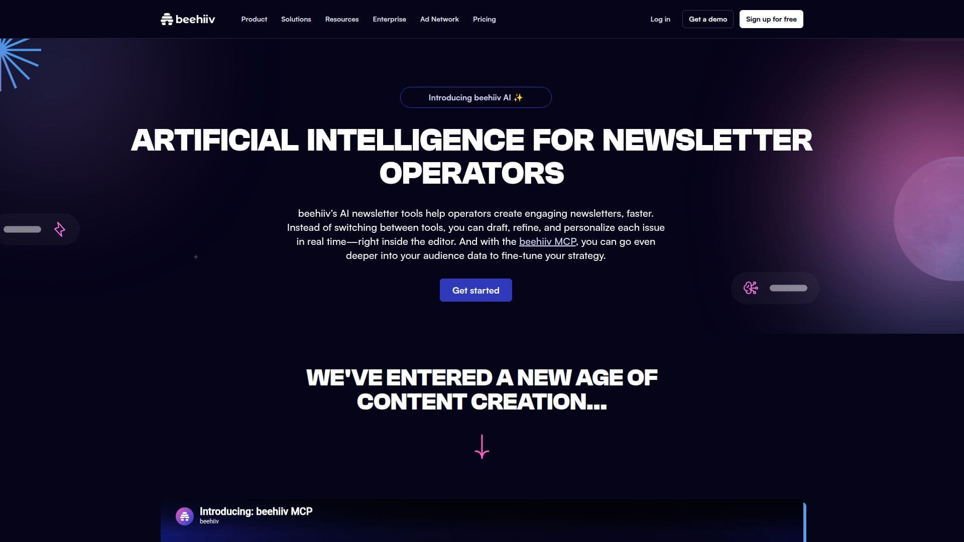 beehiiv AI Newsletter Generator screenshot