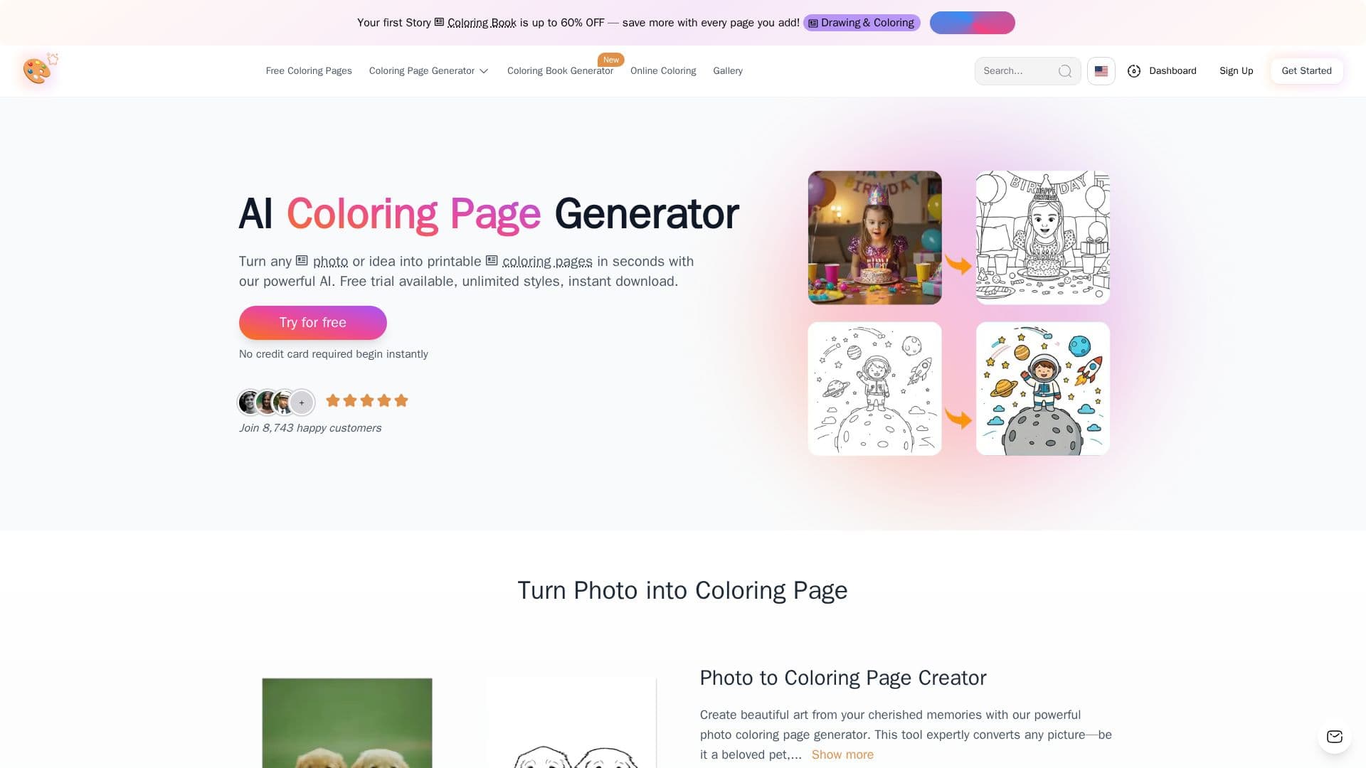 BestColoringPages AI 스크린샷