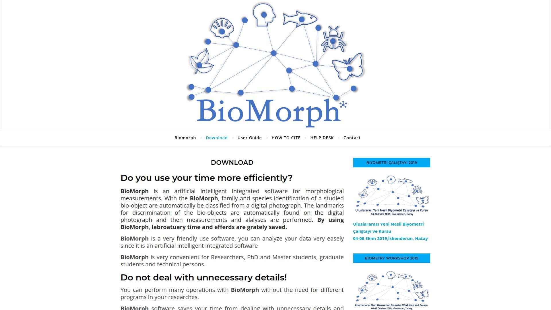 BioMorph Software screenshot