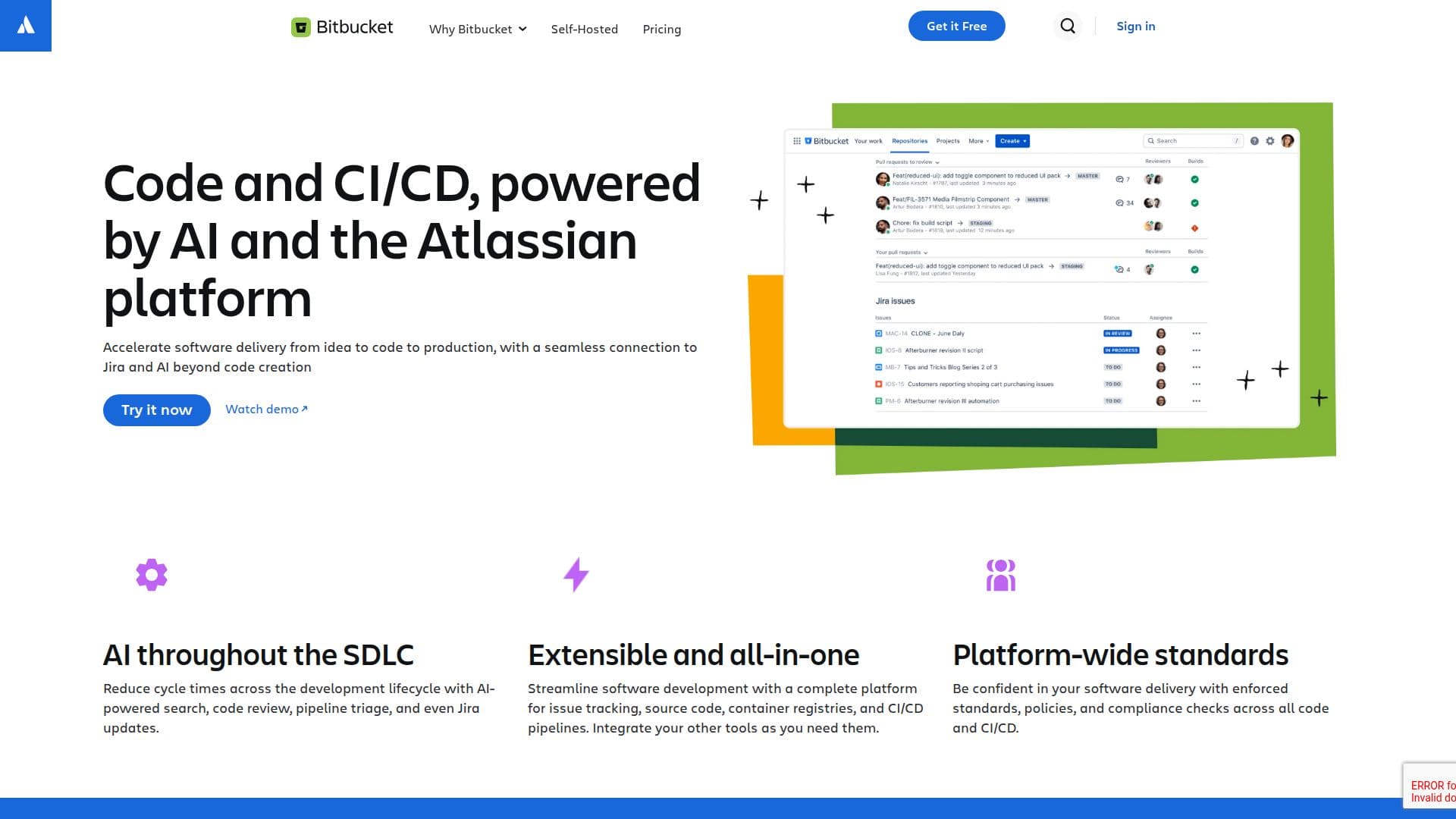Bitbucket 스크린샷