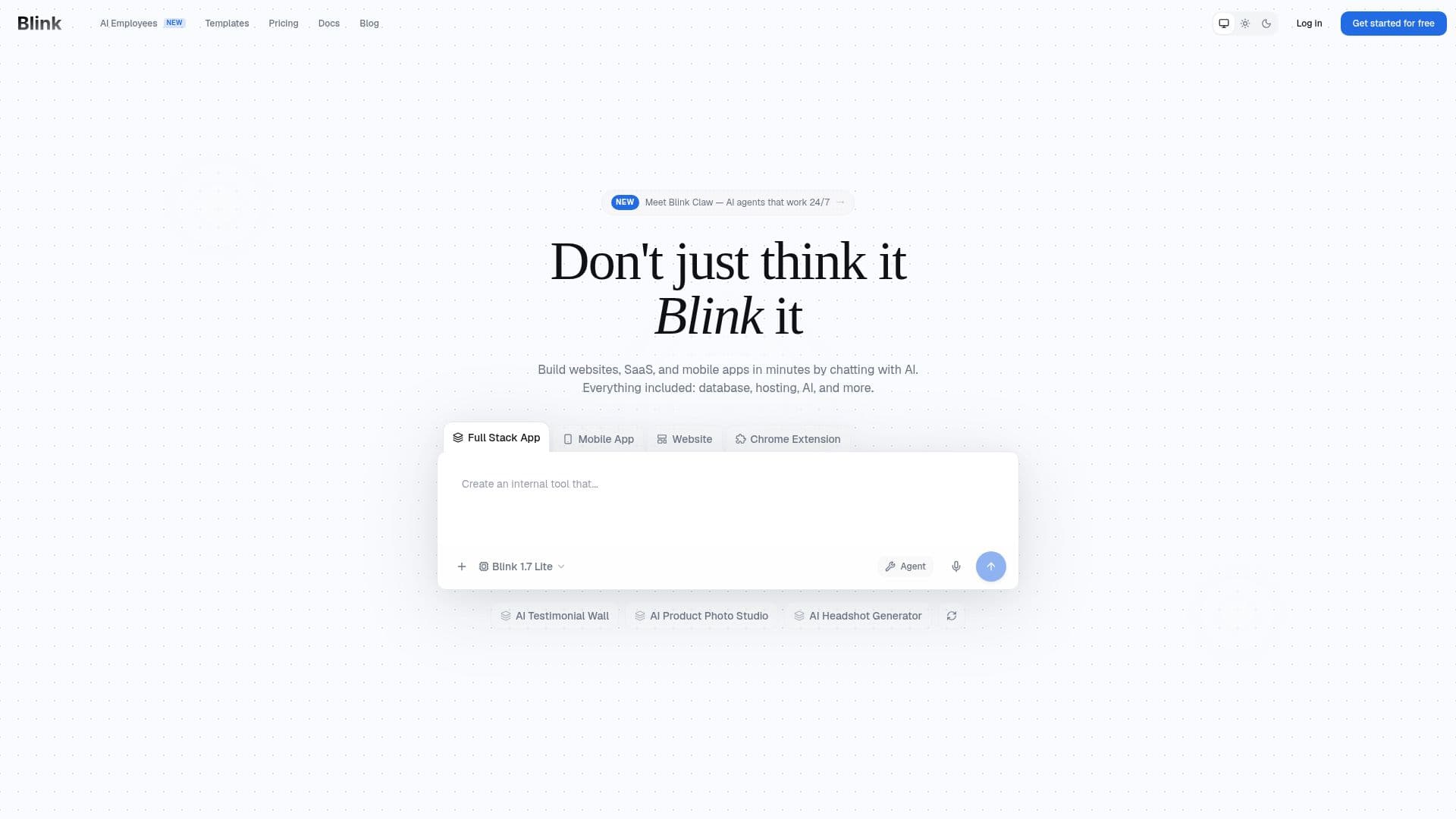 لقطة شاشة لـ Blink