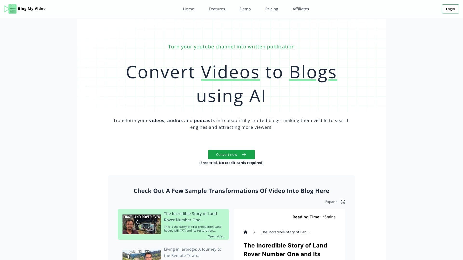 Blog my video screenshot