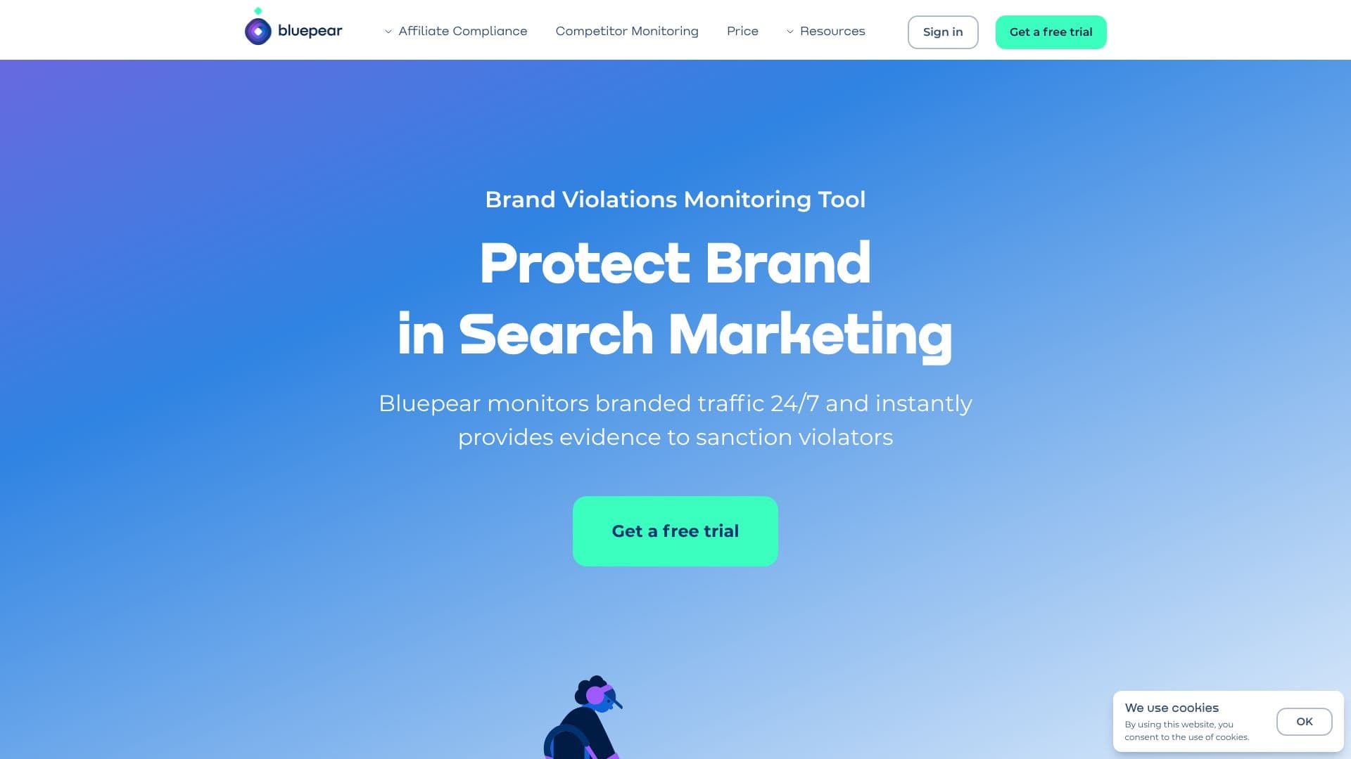 Bluepear 브랜드 보호 스크린샷