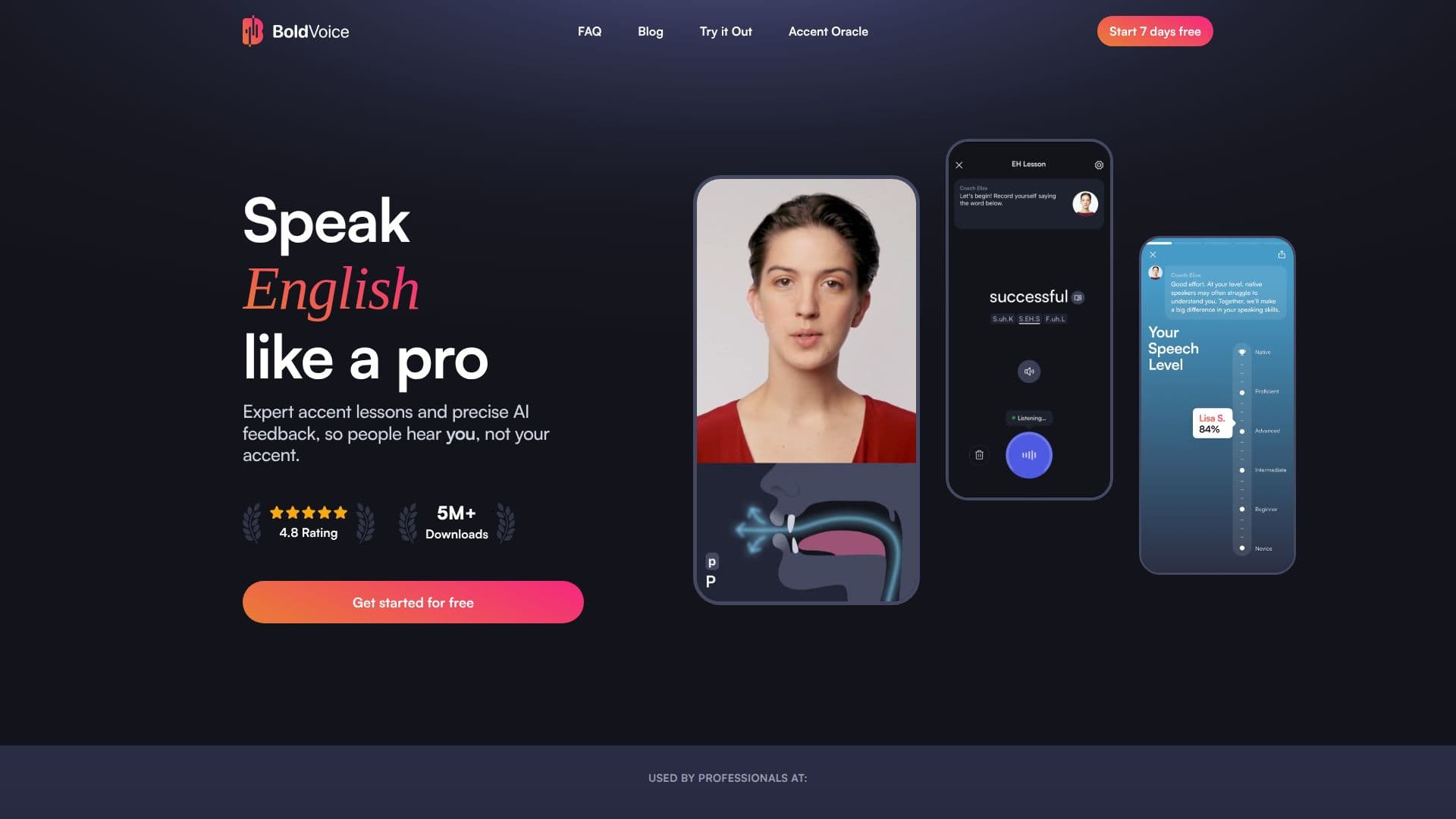 لقطة شاشة لـ BoldVoice