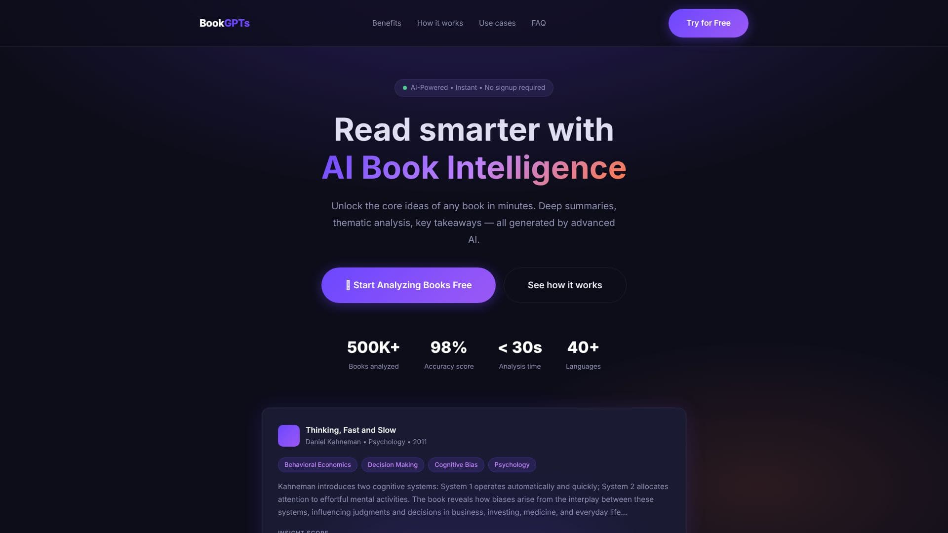 لقطة شاشة لـ Book-GPTs