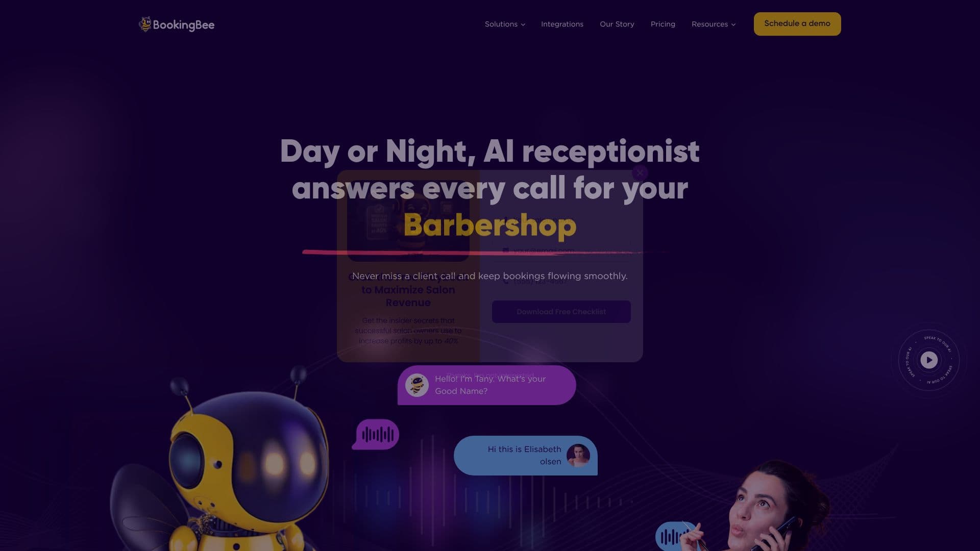 BookingBee.ai screenshot