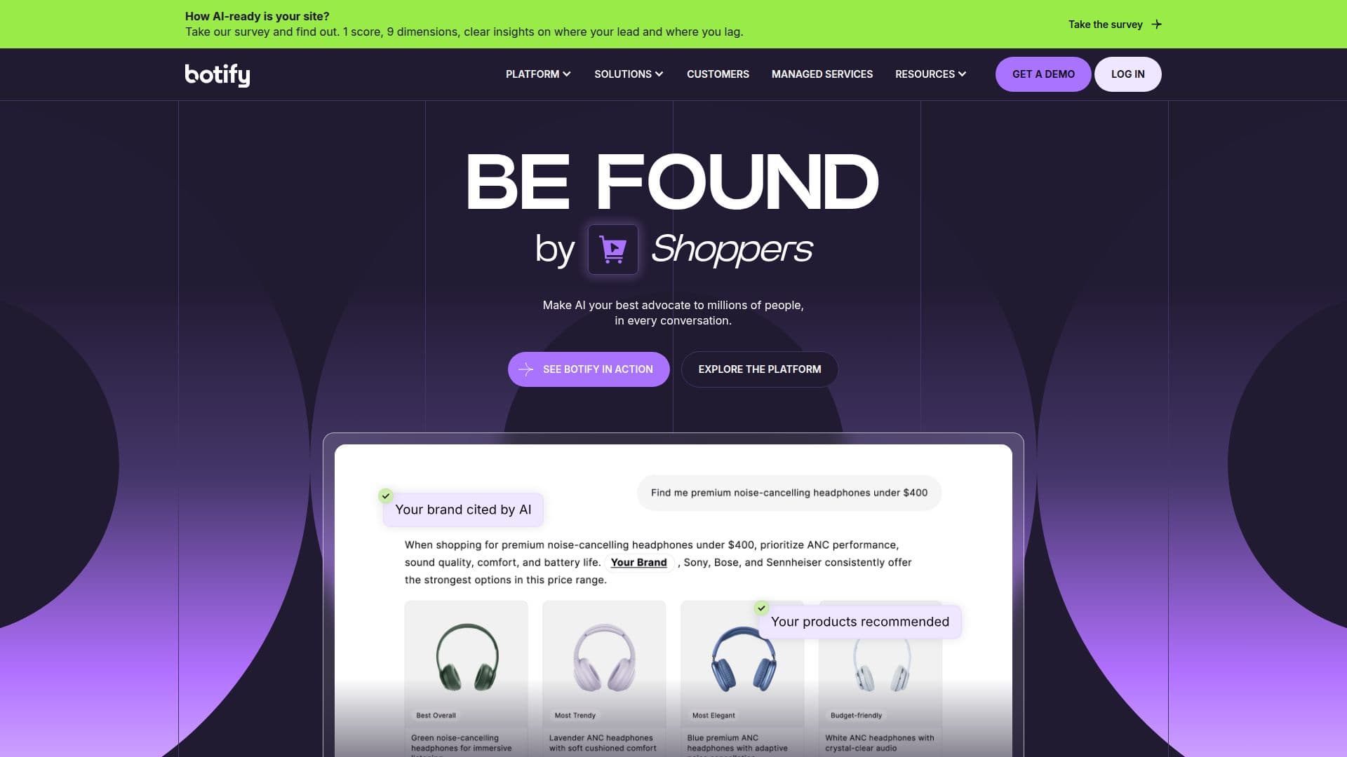 Botify screenshot