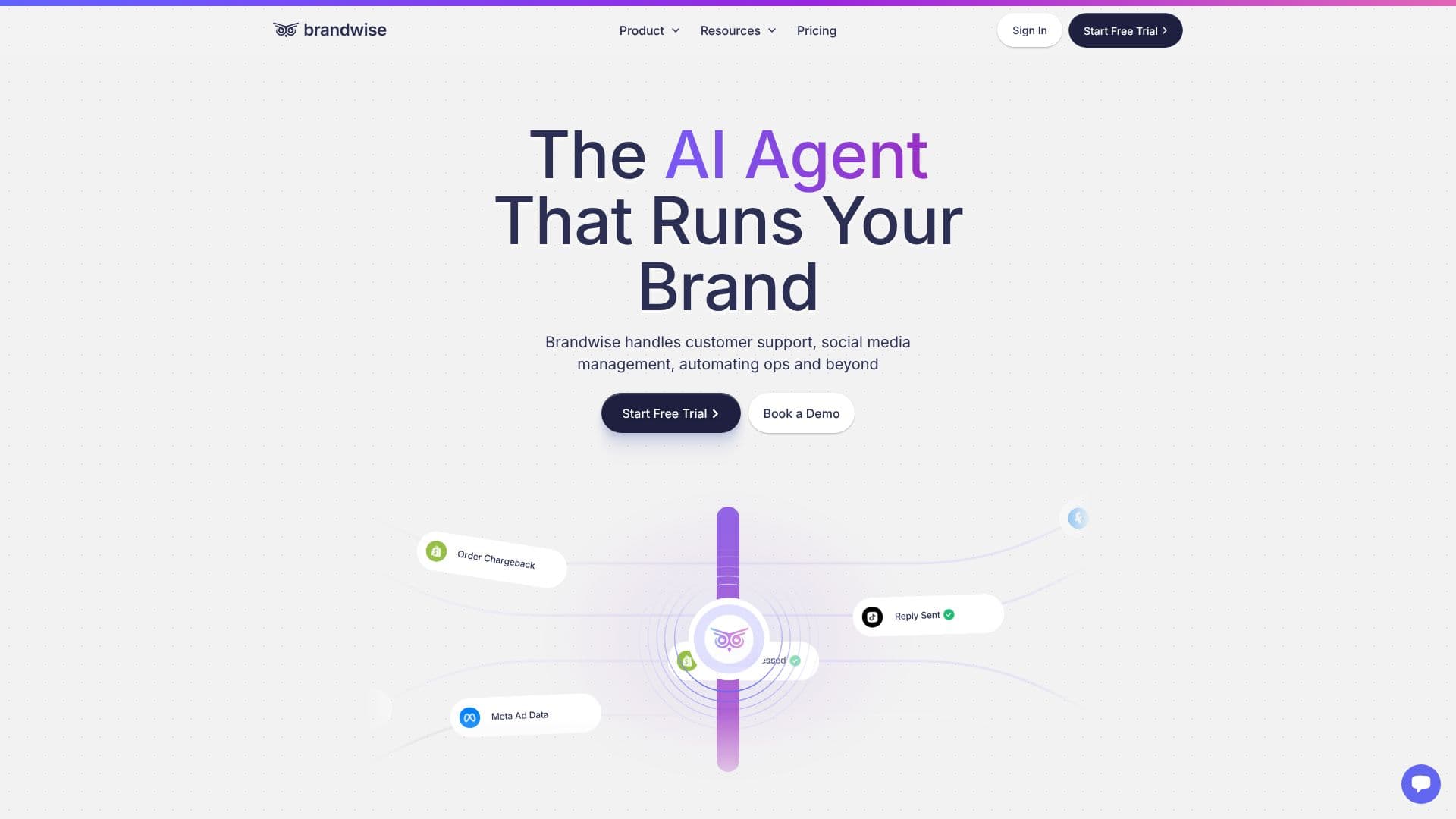 Brandwise AI Agent 스크린샷