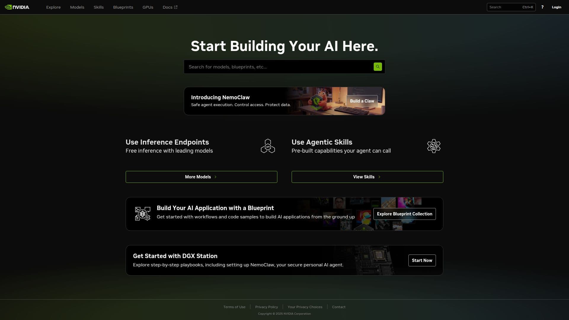 NVIDIA NIM API 사용해보기 스크린샷