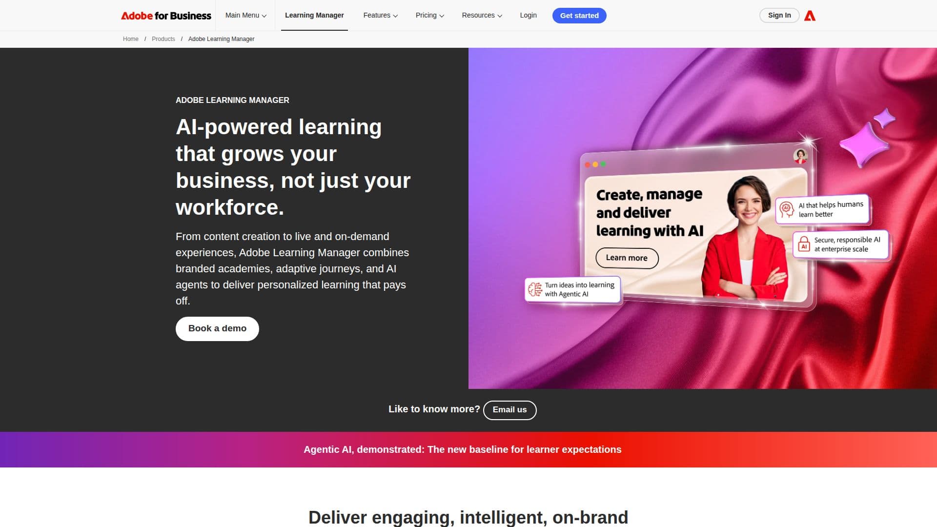Adobe Learning Manager 截图