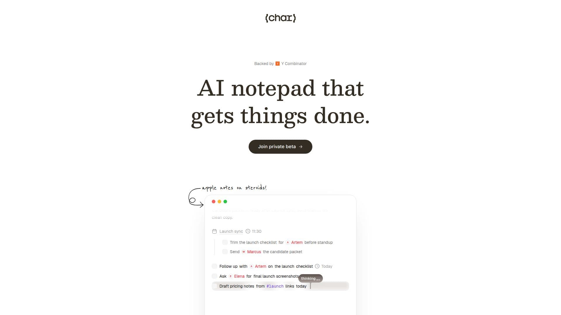 Hyprnote — AI Notizblock screenshot