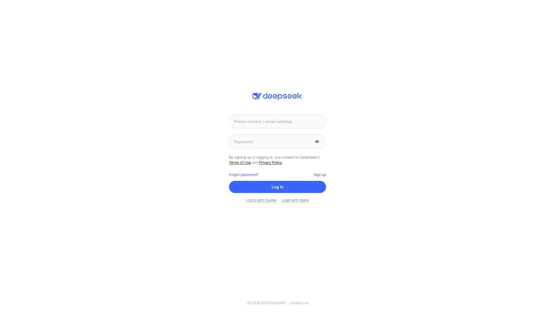 DeepSeek screenshot