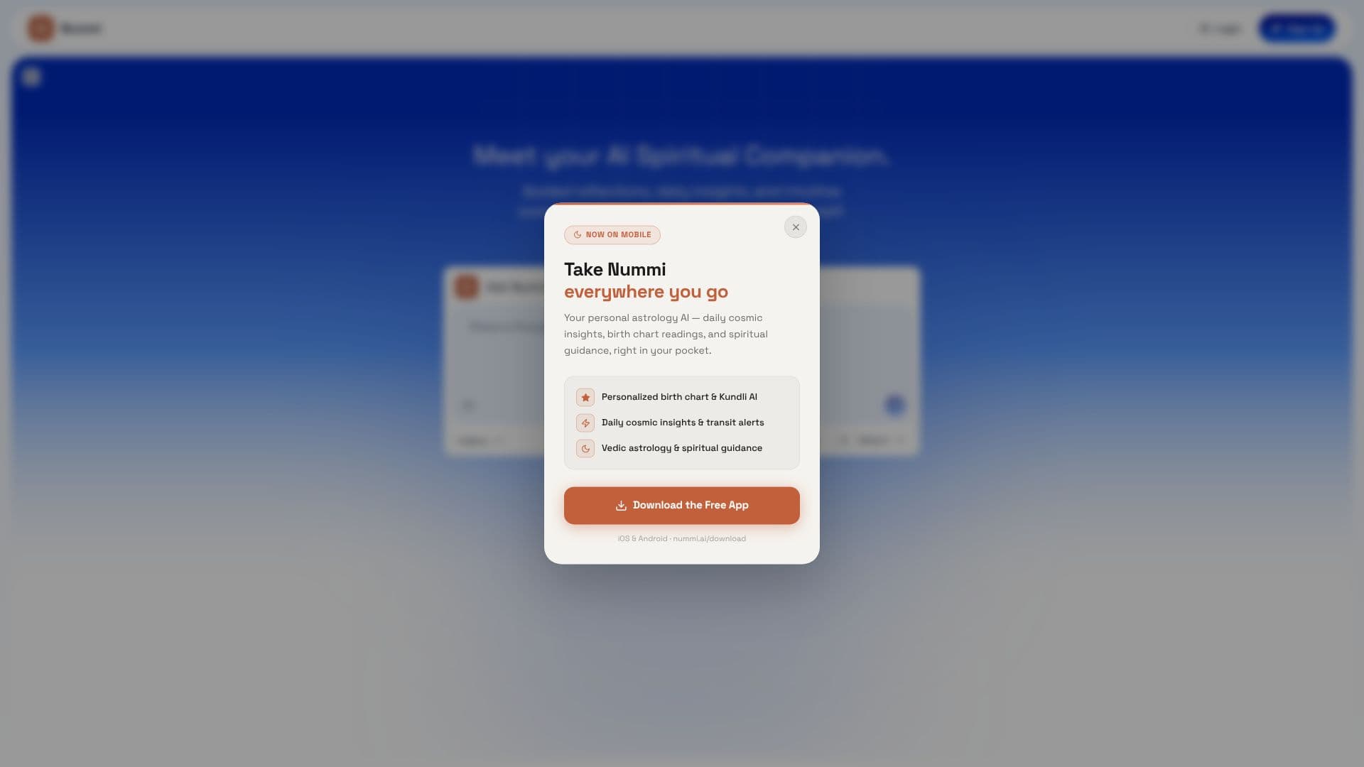 Nummi – Conscious AI Companion screenshot