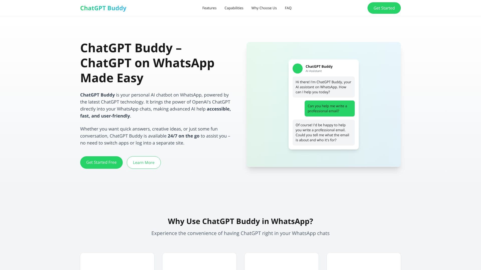 ChatGPT Buddy screenshot