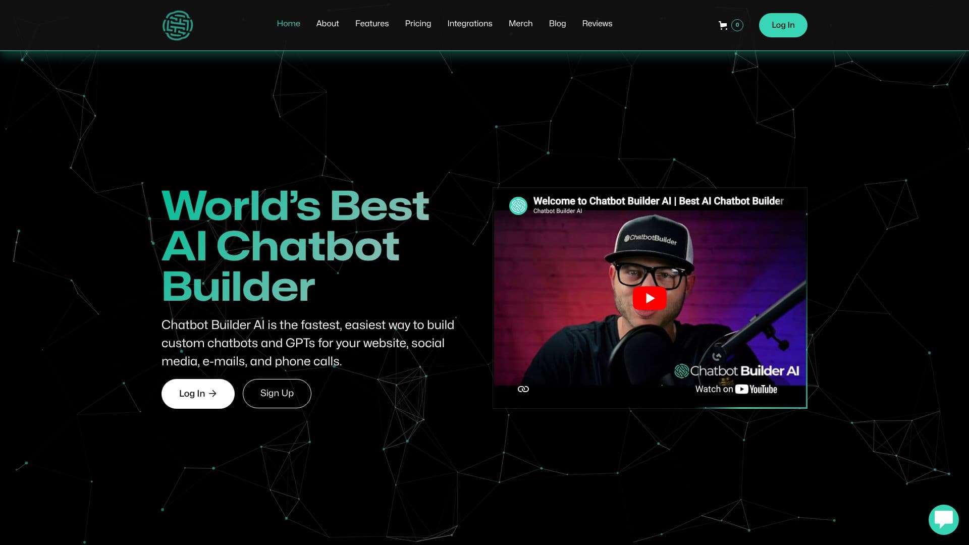 Captura de tela do ChatBotBuilderai