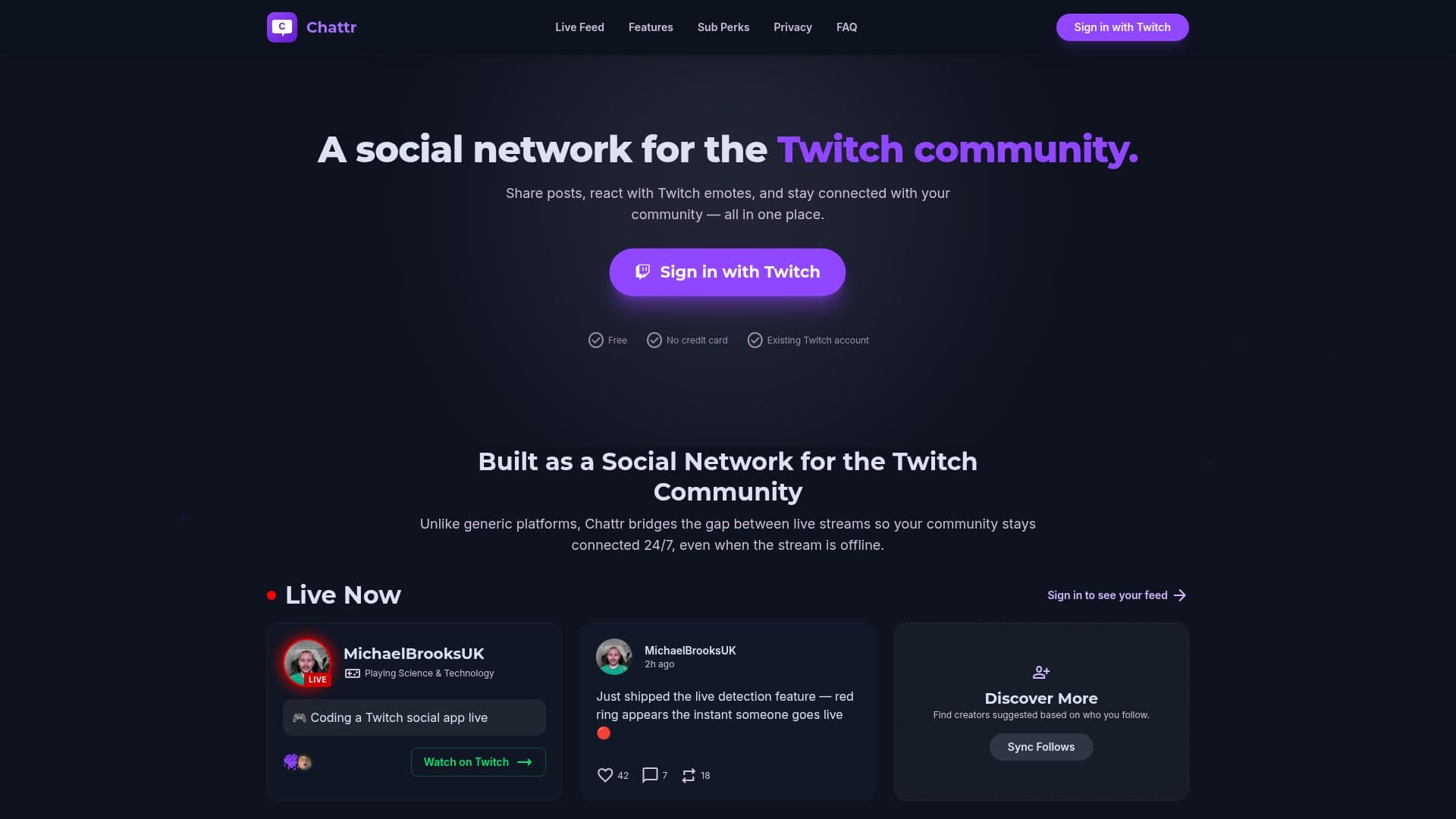 Chattr screenshot