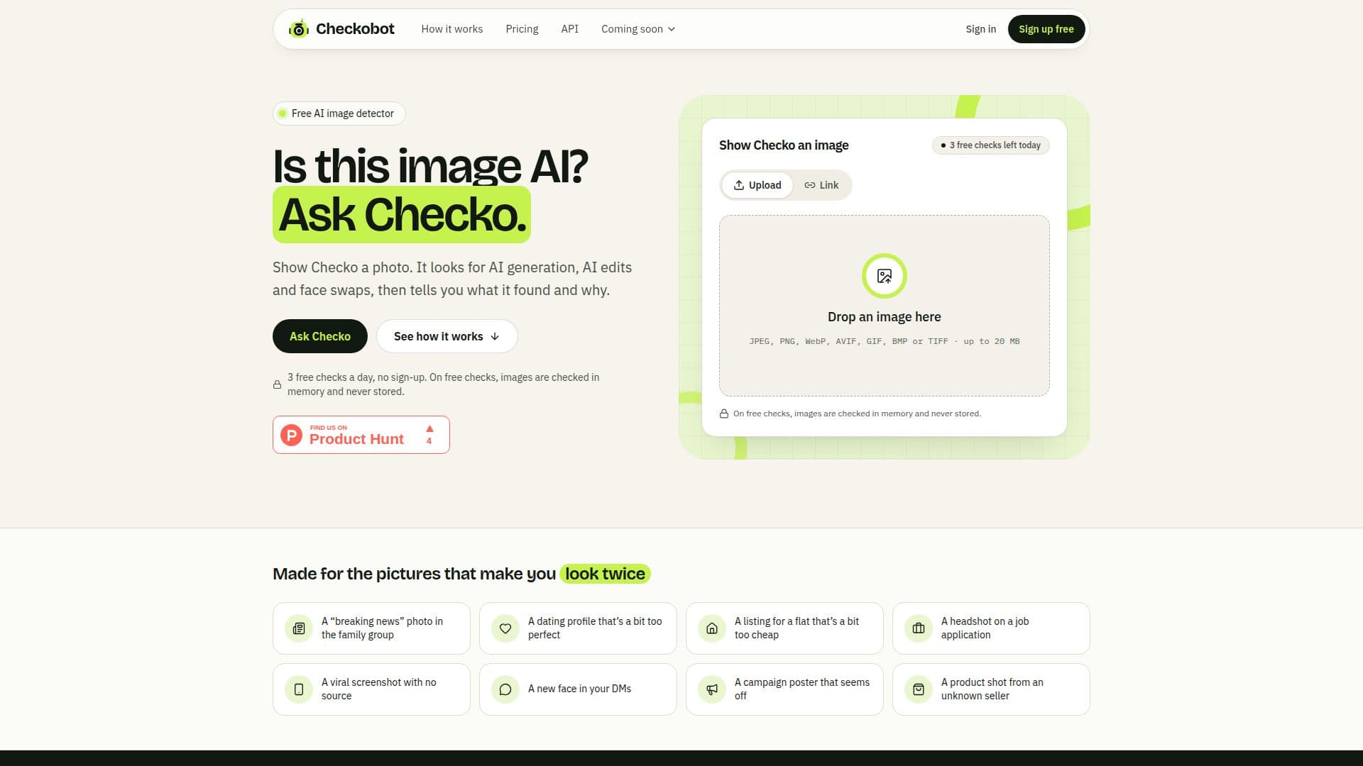 Checkobot screenshot
