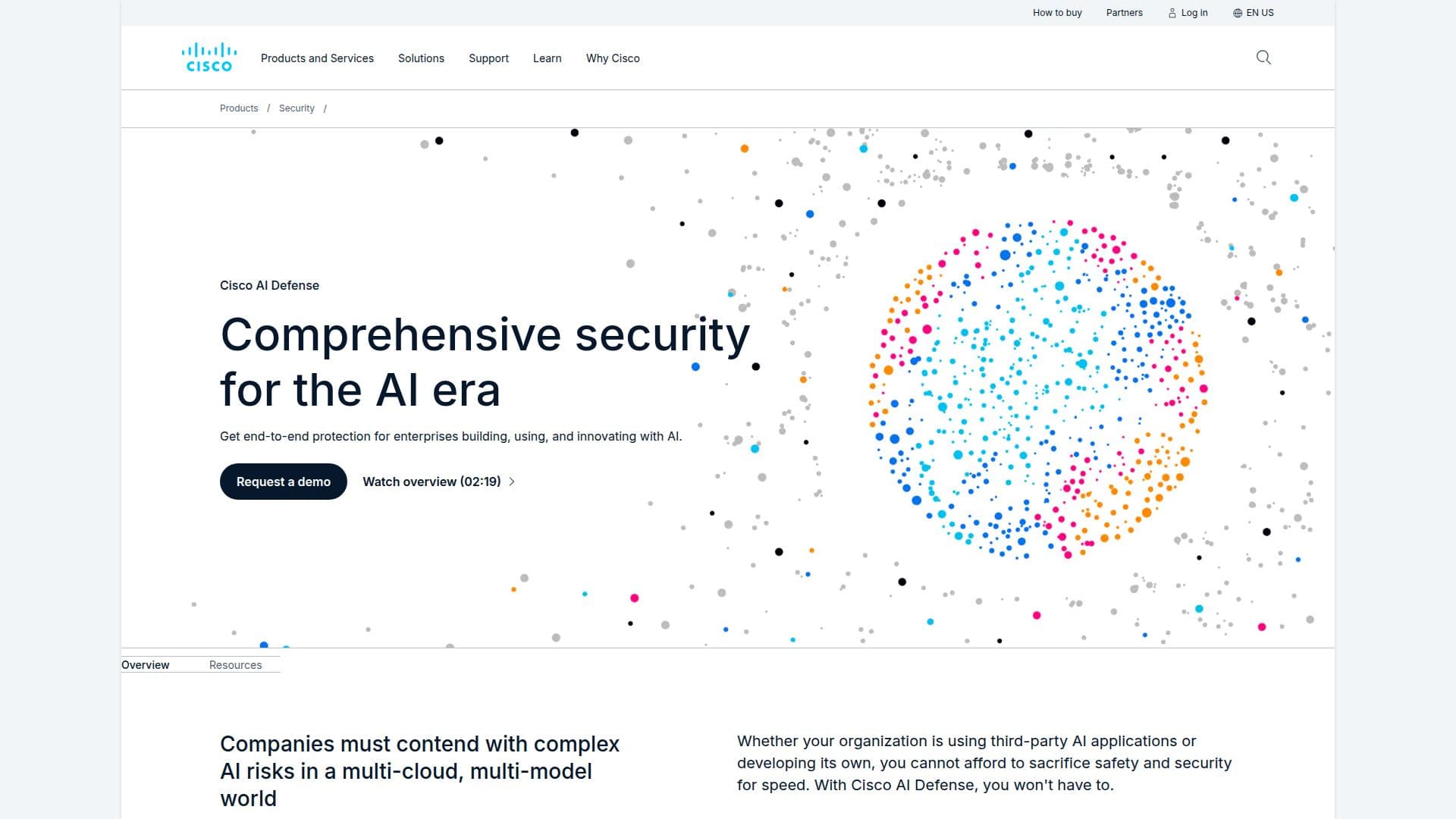 Tangkapan layar Cisco AI Defense