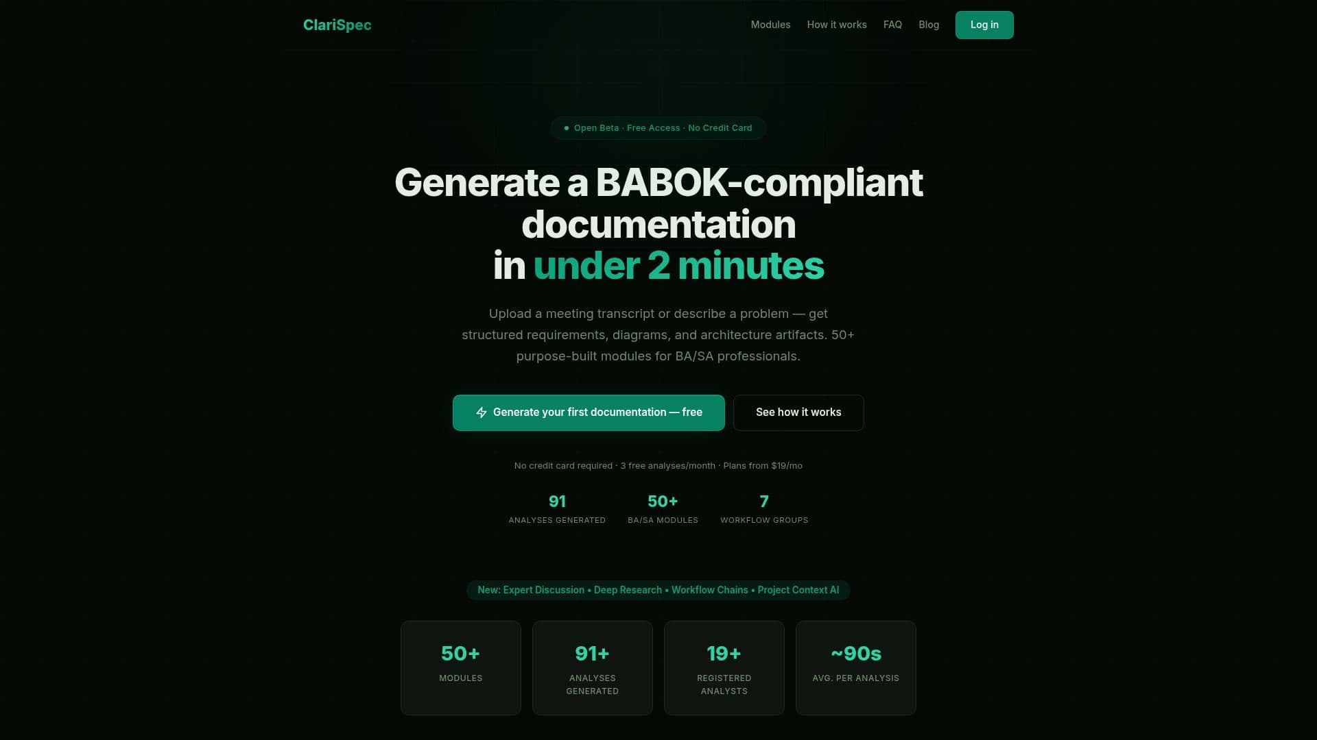 ClariSpec screenshot