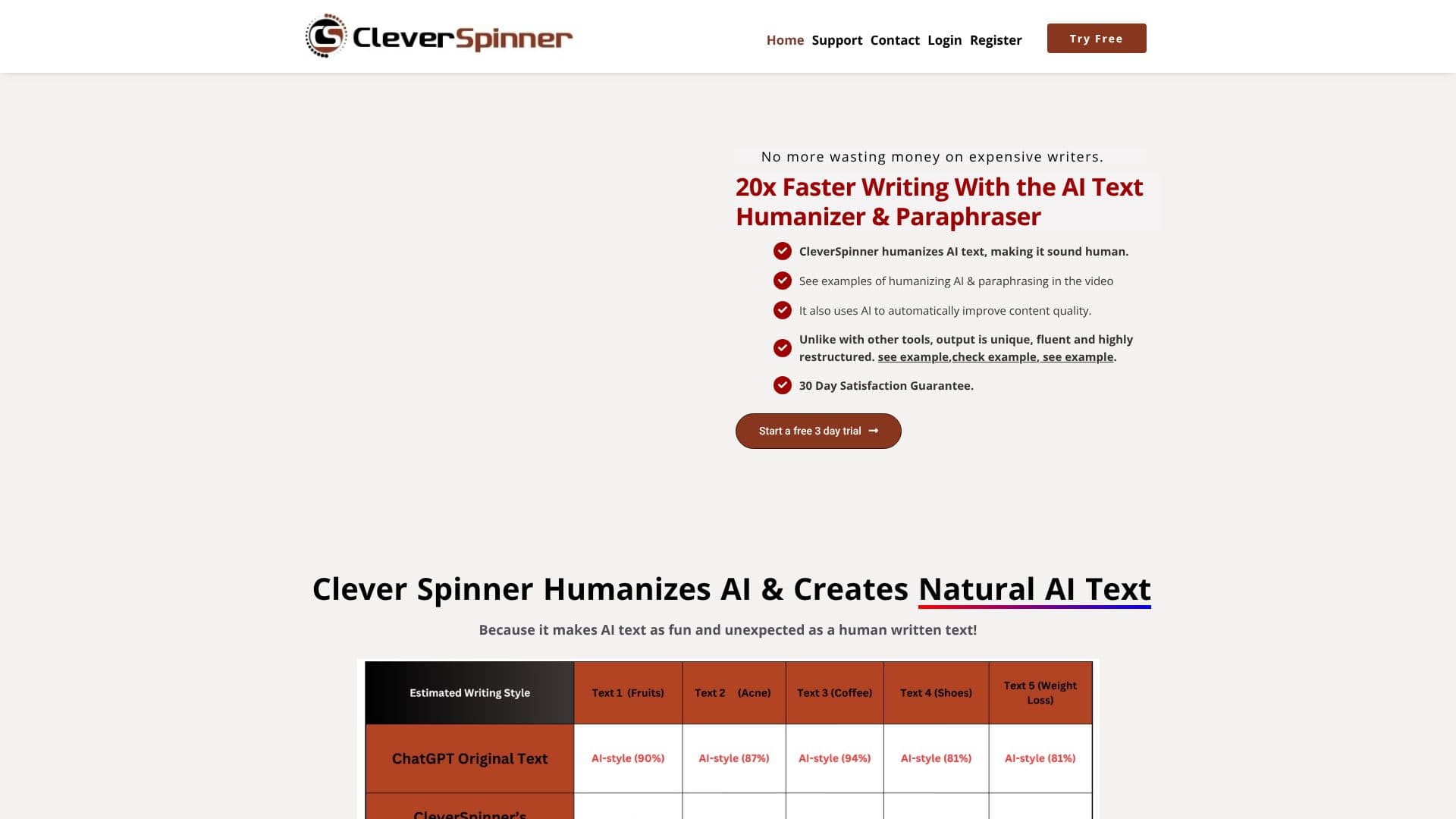 CleverSpinner screenshot