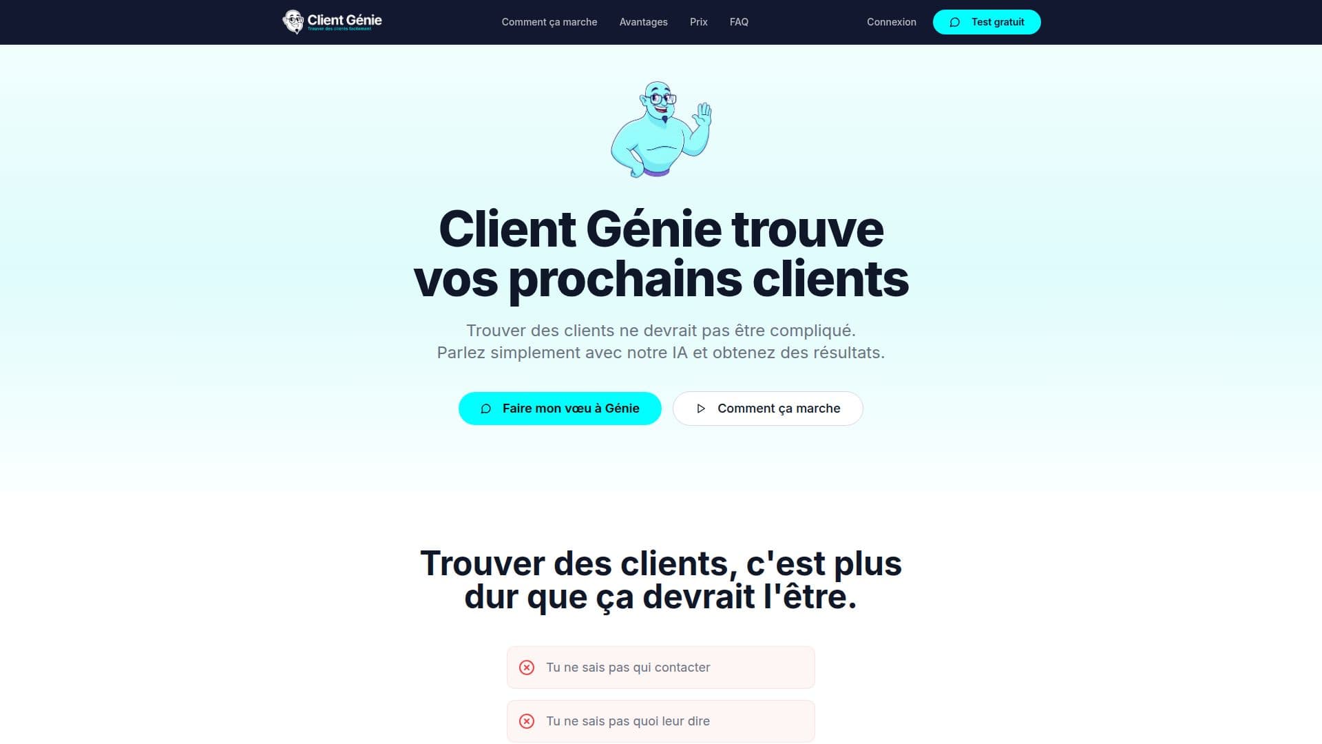 لقطة شاشة لـ Client Genie