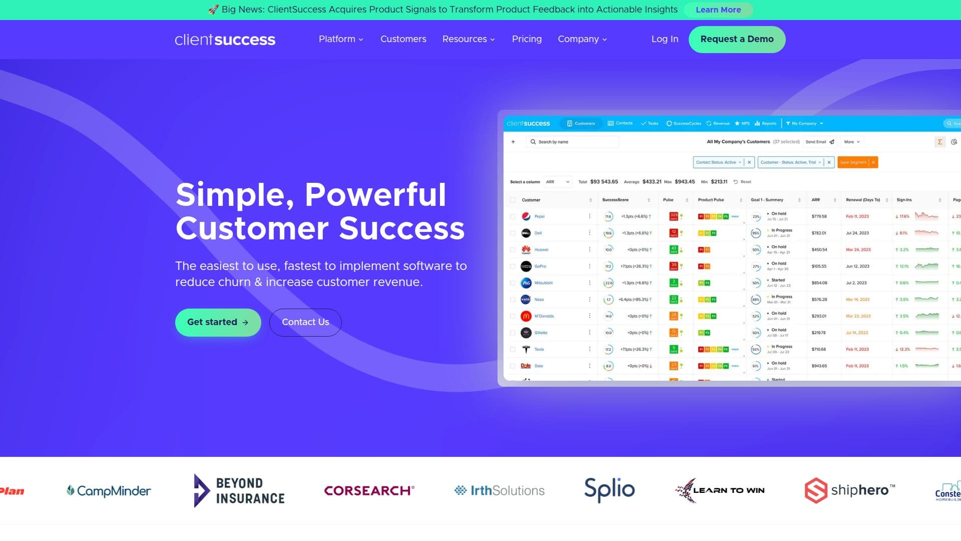لقطة شاشة لـ ClientSuccess