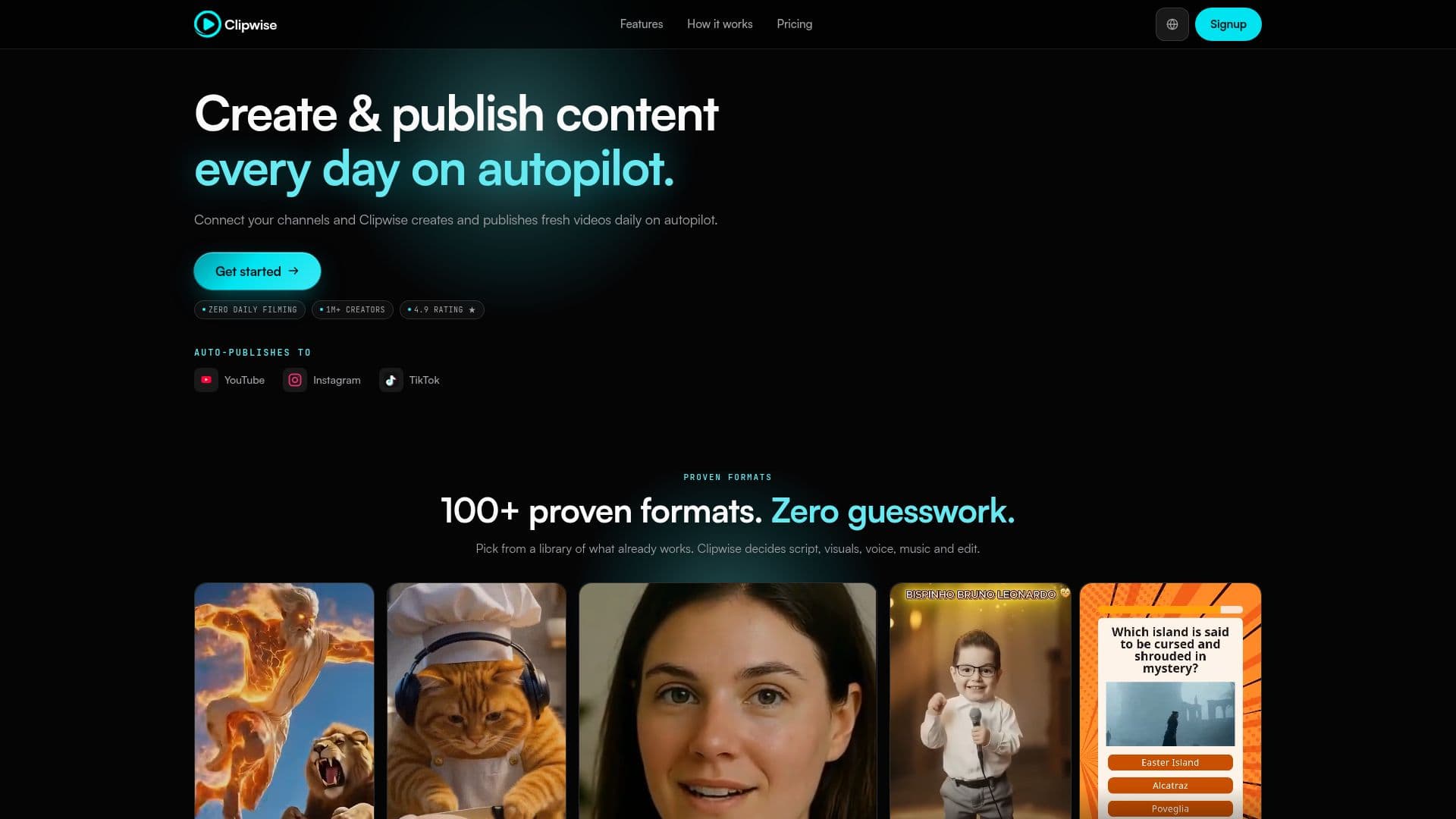 Clipwise - KI-gestützter Kurzvideo-Generator screenshot
