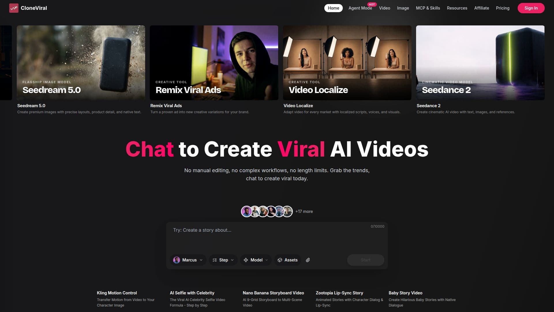 CloneViral screenshot