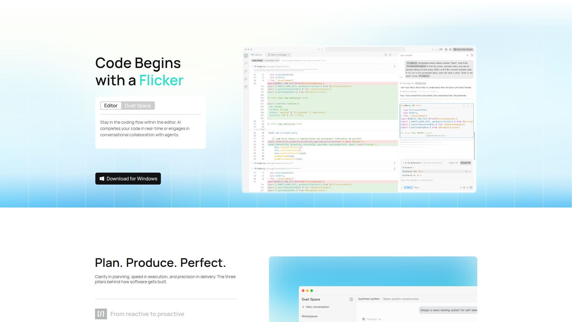 CodeFlicker screenshot