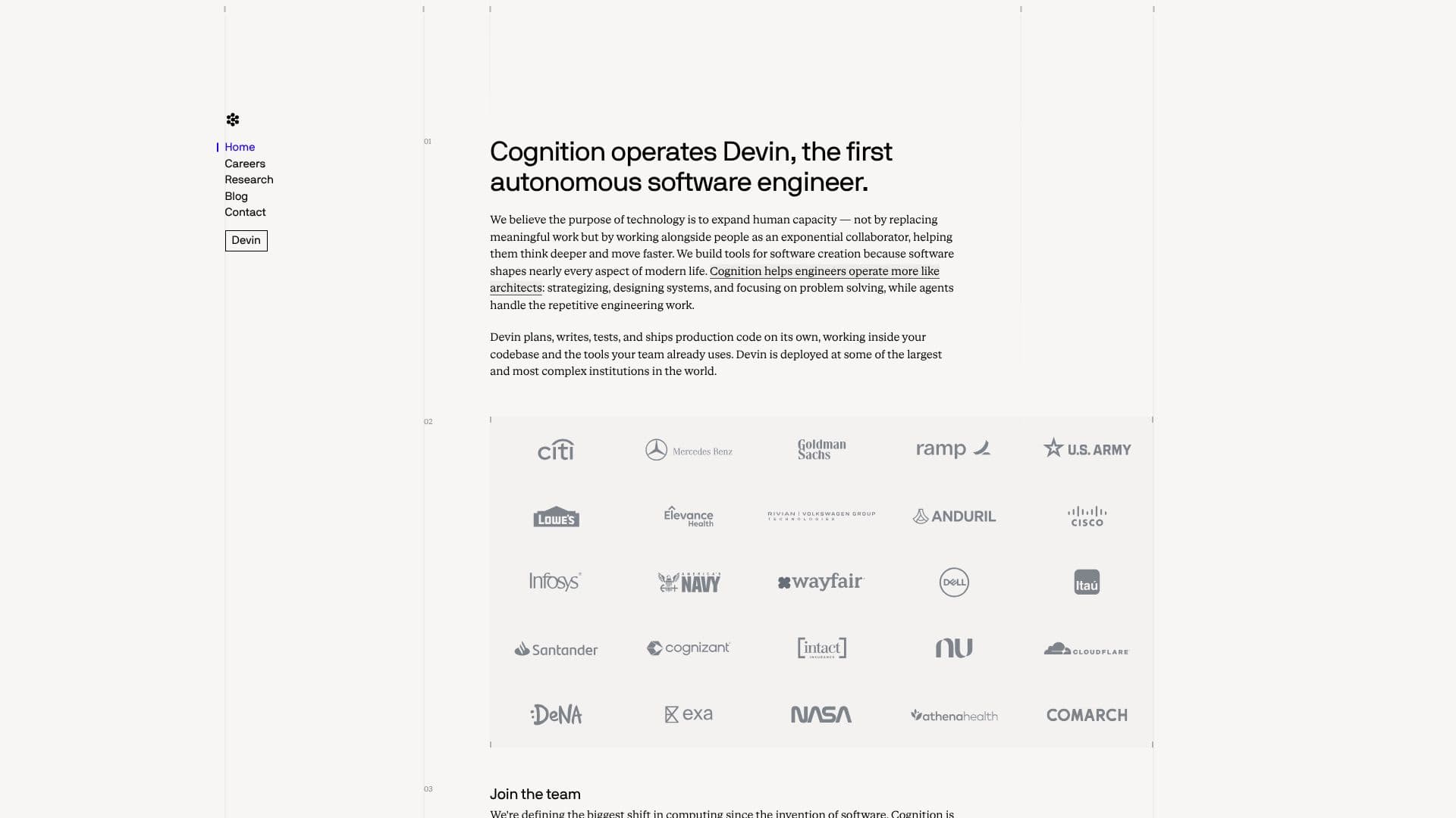 Cognition screenshot