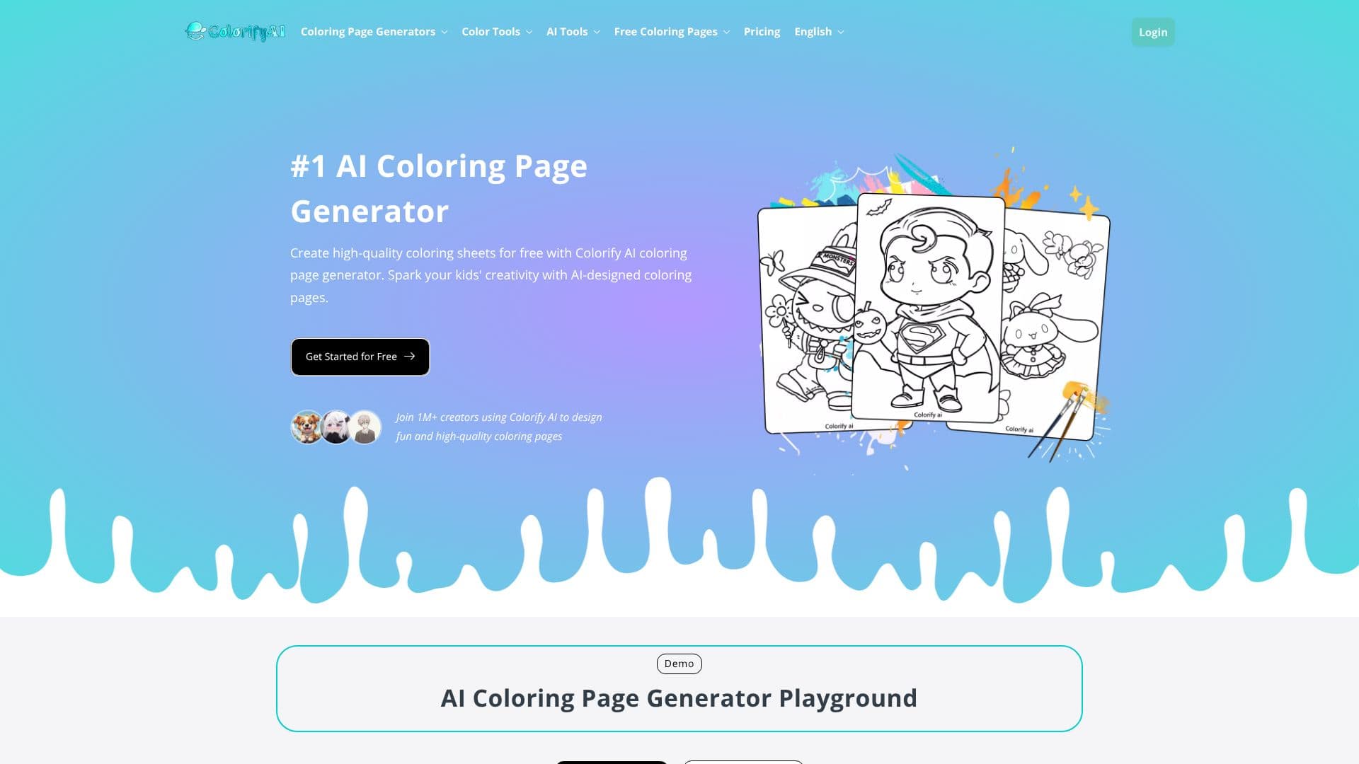 Screenshot von Colorify AI