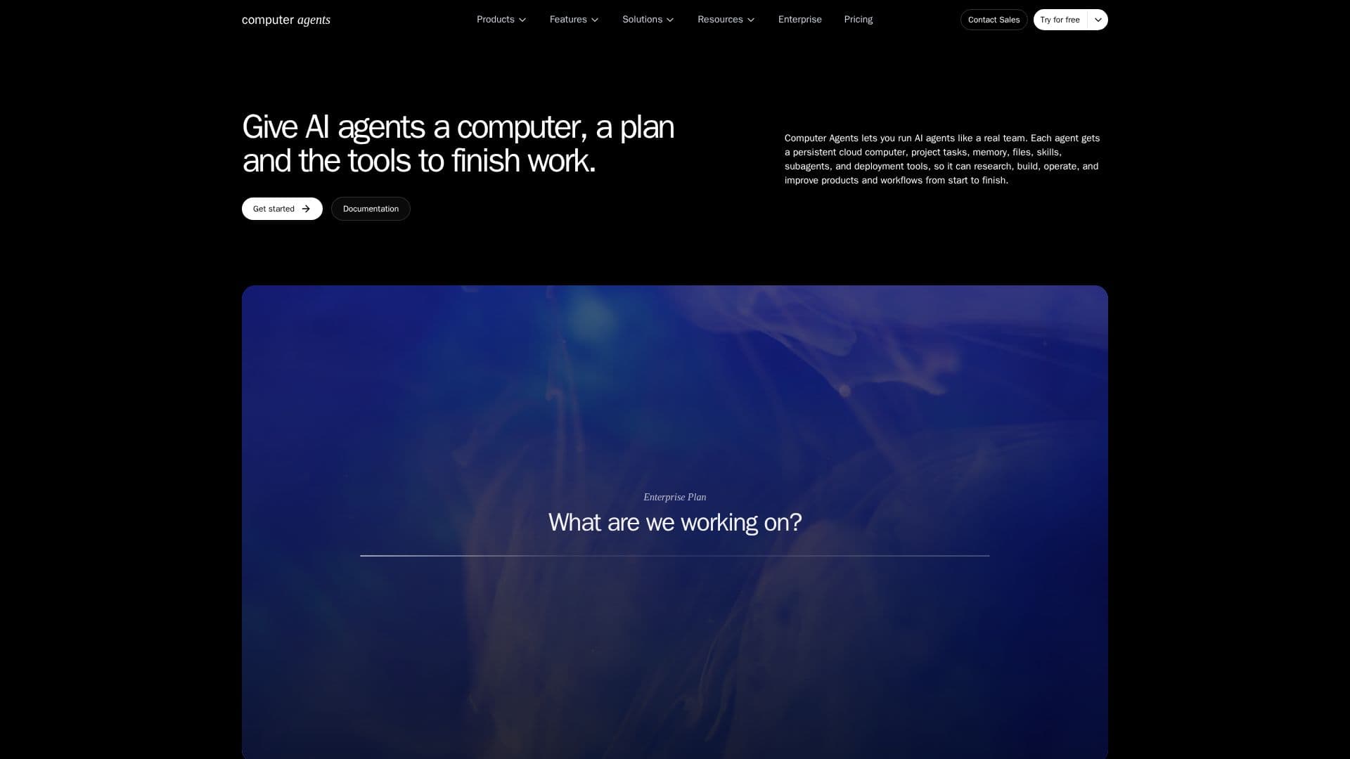 Screenshot von Computer Agents