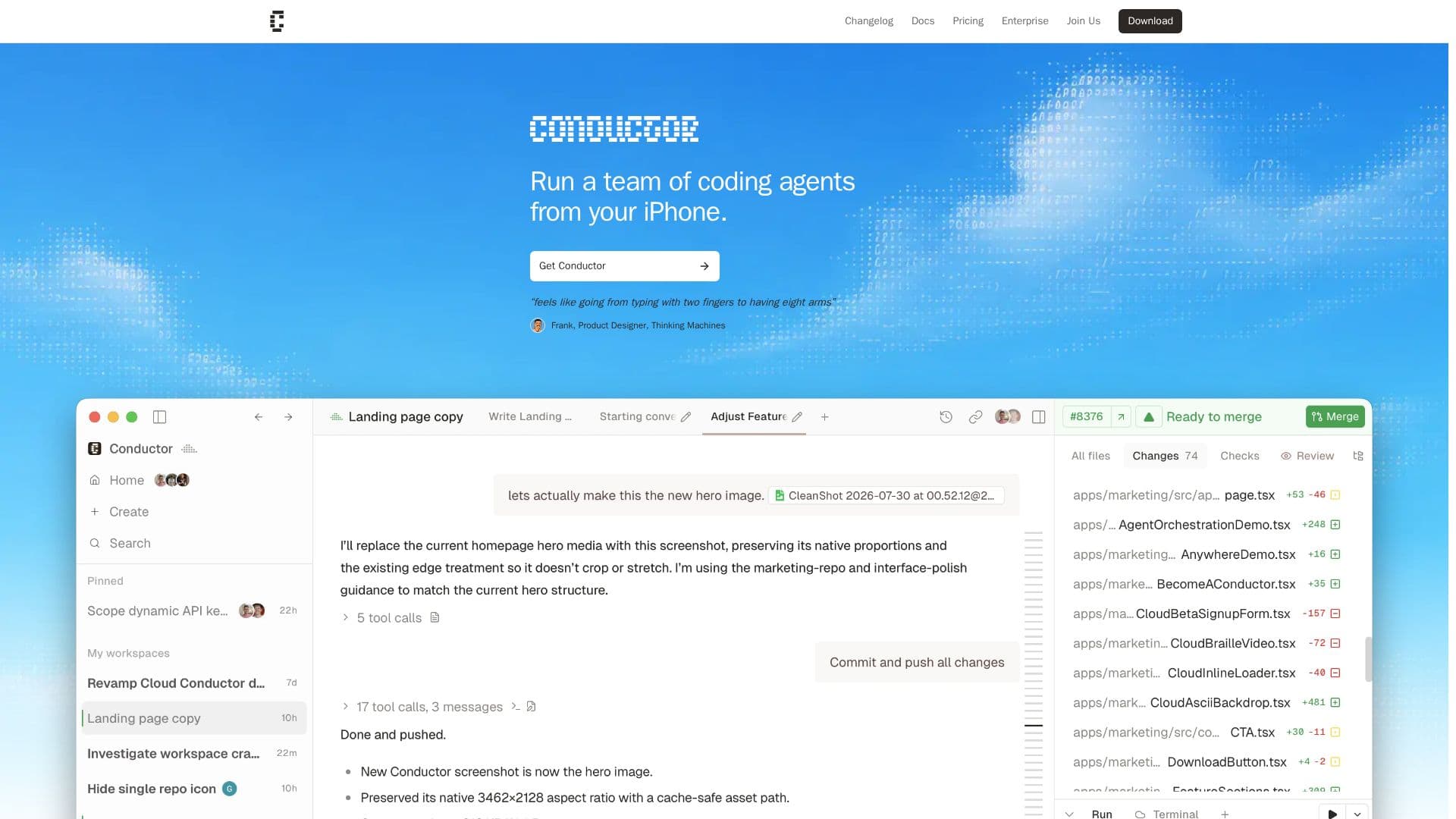 Conductor (conductor.build) screenshot