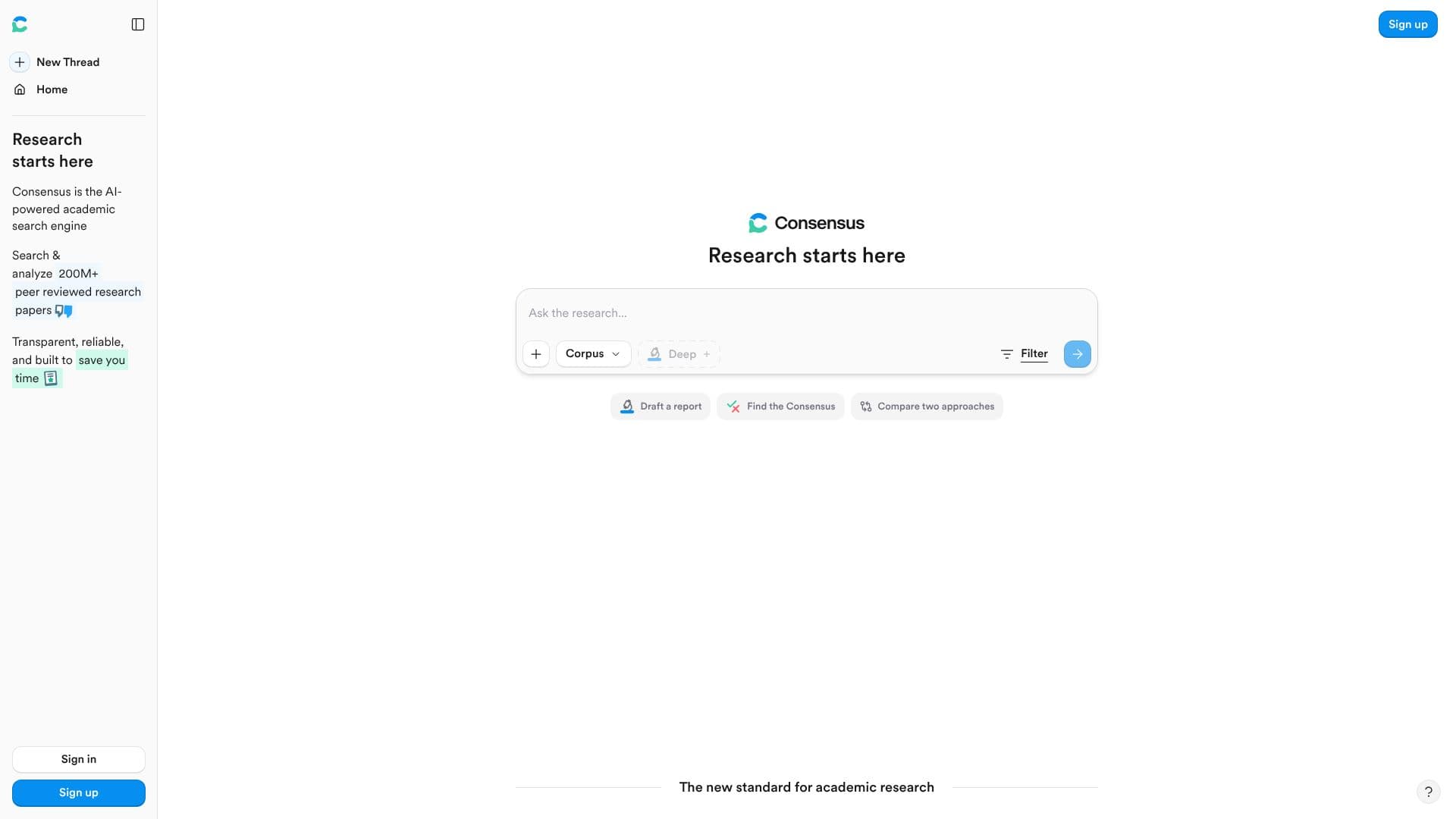Consensus screenshot