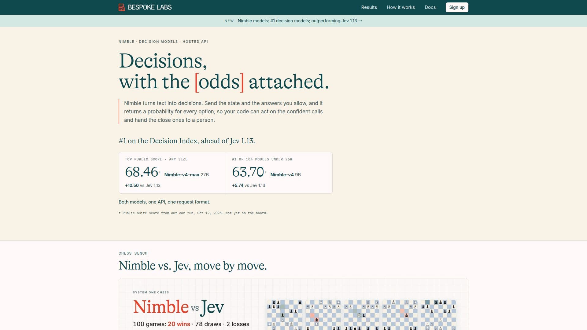 Screenshot von Nimble