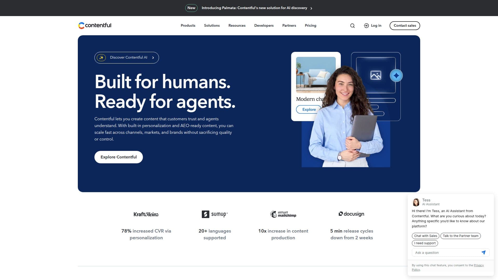 Contentful 스크린샷