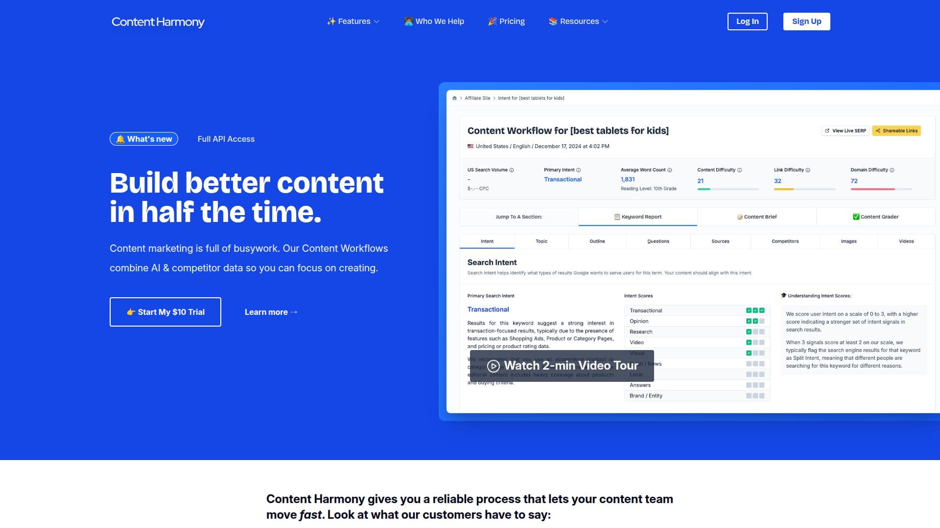 Capture d’écran de Content Harmony