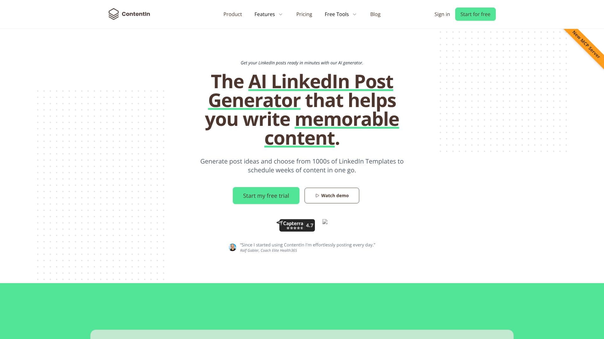ContentIn AI Ghostwriter 스크린샷
