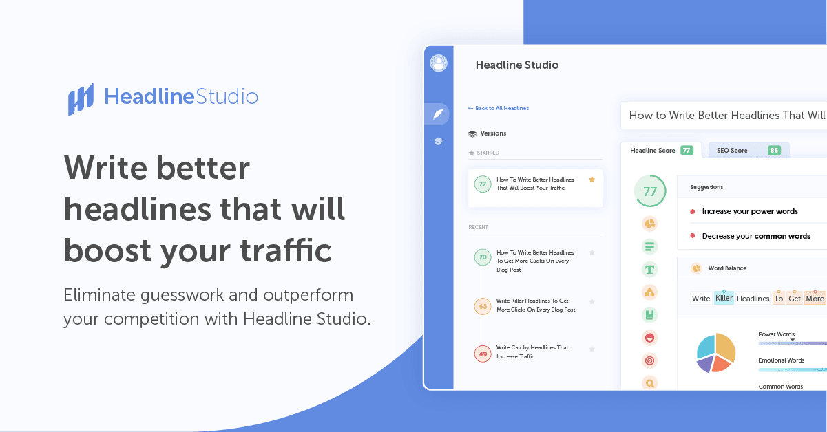 Headline Studio from CoSchedule screenshot